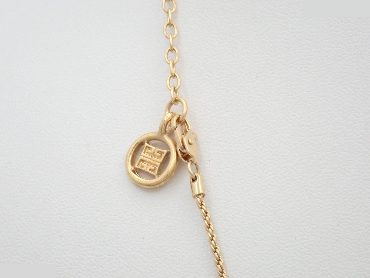 Gold necklace, chain approximately 50cm — view 2