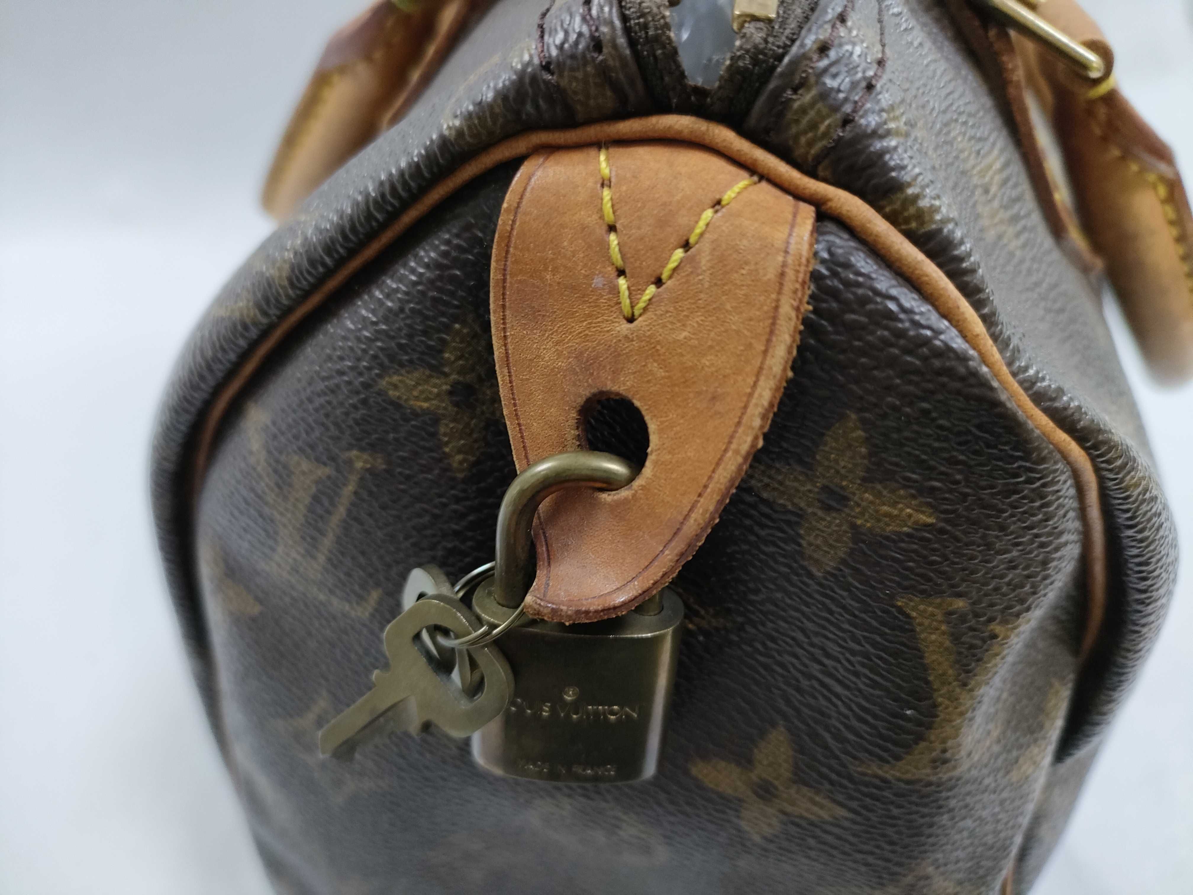 Monogram Speedy 25 M41528 Brown SP0975 Boston Bag — view 11