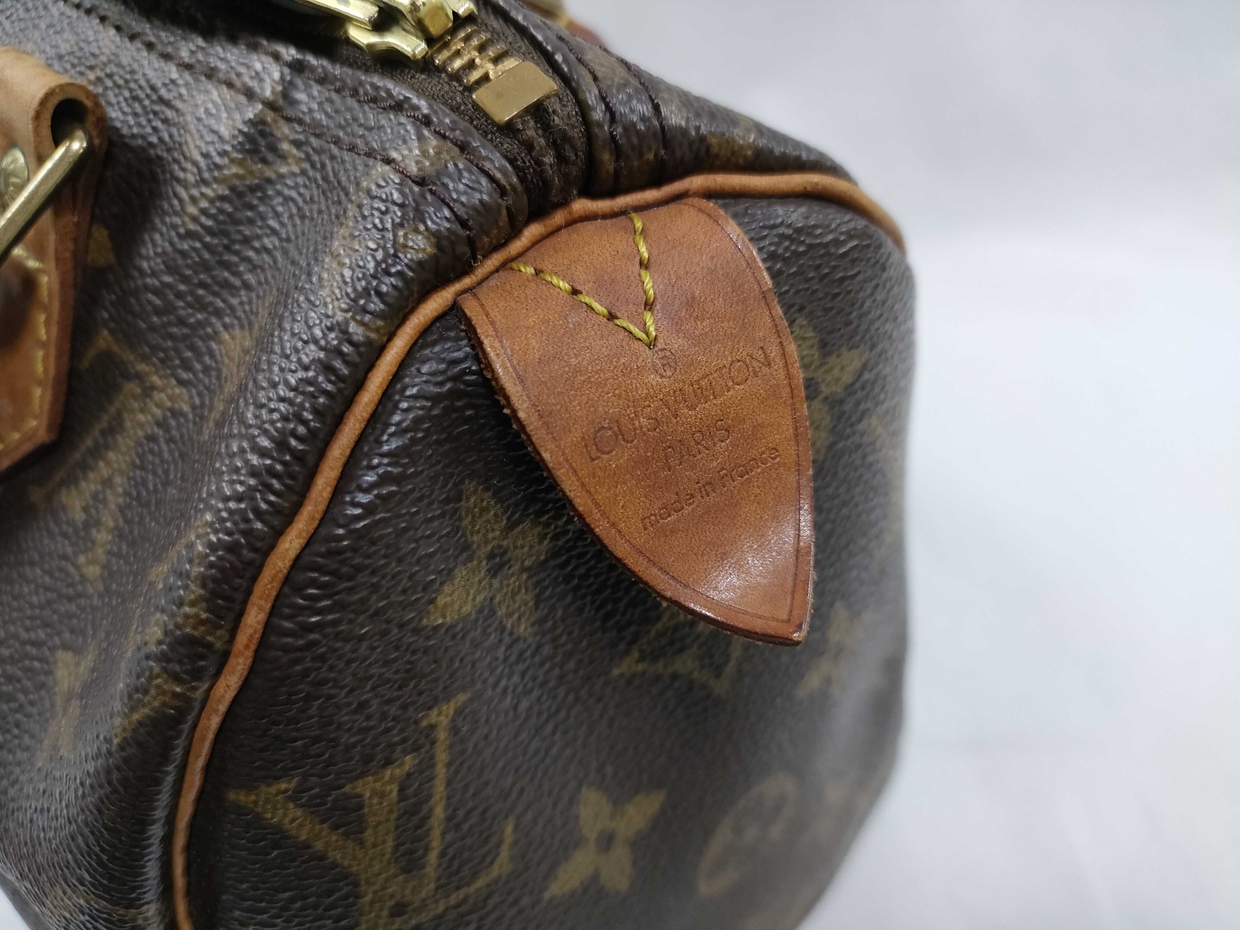 Monogram Speedy 25 M41528 Brown SP0975 Boston Bag — view 10