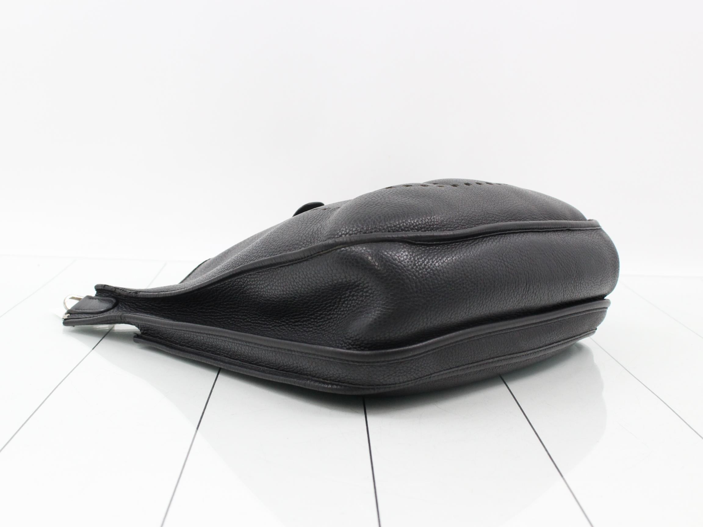 Evelyn 2, Black, J stamp, Silver hardware — view 5