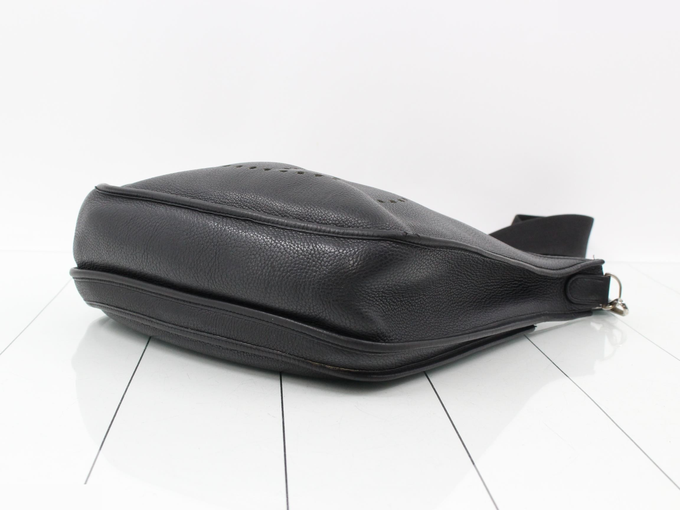 Evelyn 2, Black, J stamp, Silver hardware — view 6