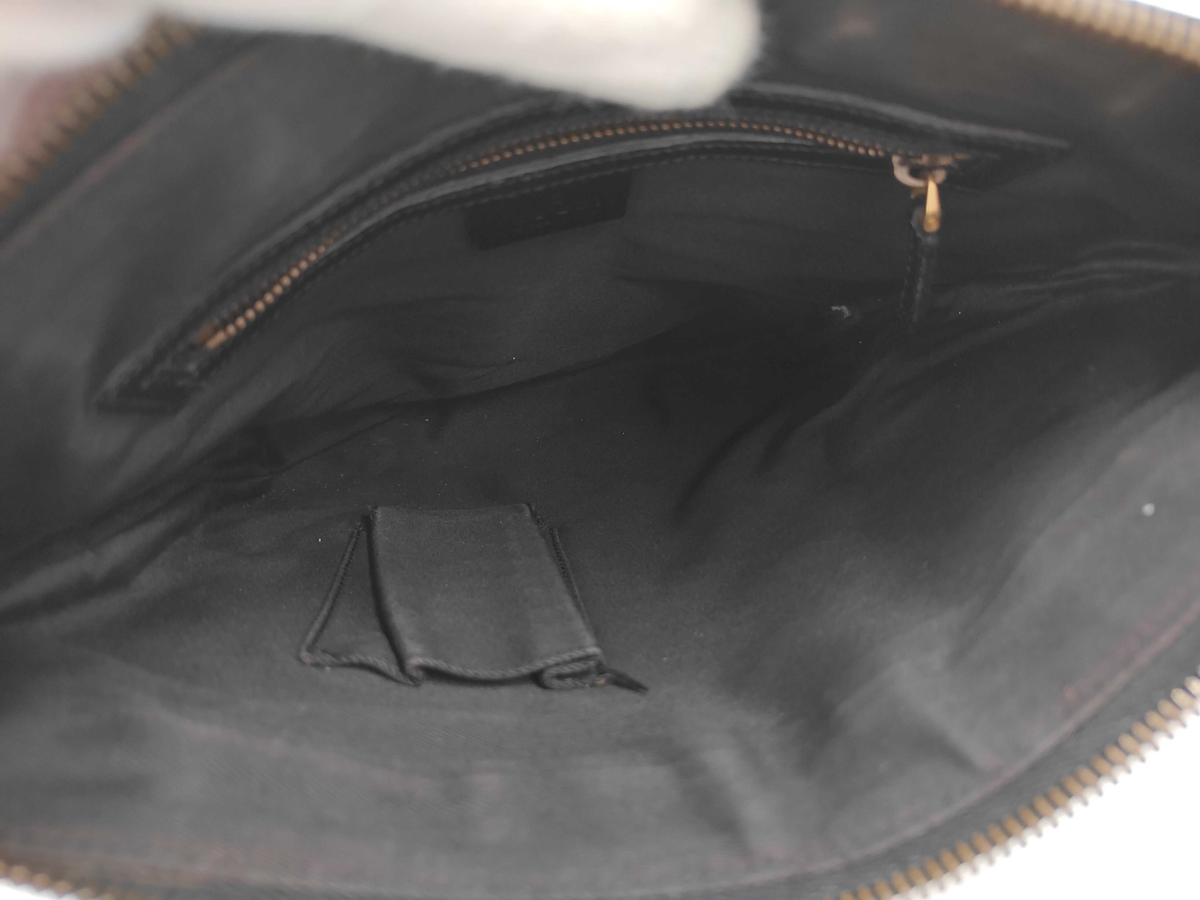 GG Canvas Shoulder Bag, Black, 120893, Studded Shoulder Bag — view 10