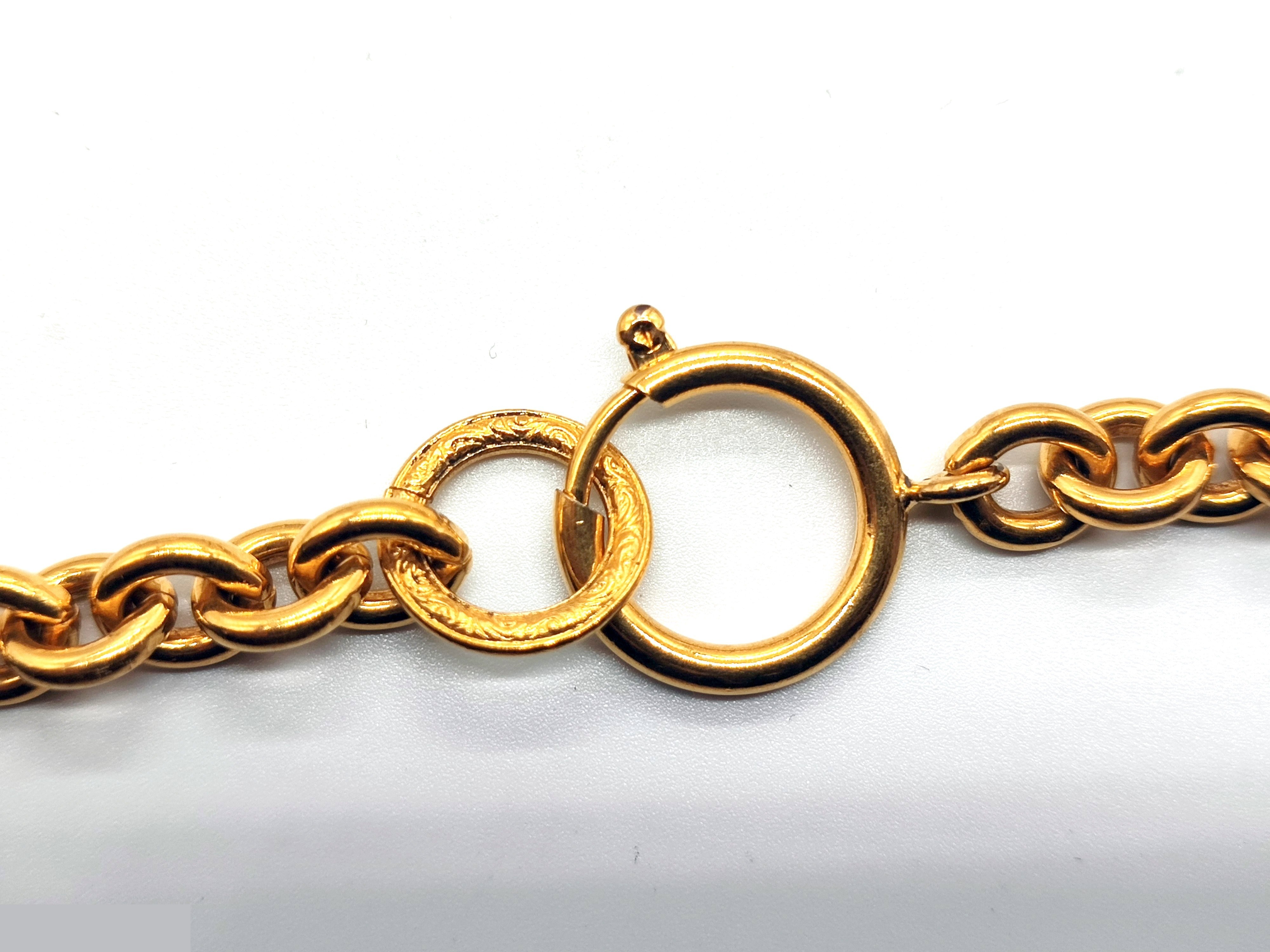 Coco Mark Necklace, 94P, Chain approx. 50cm — view 10