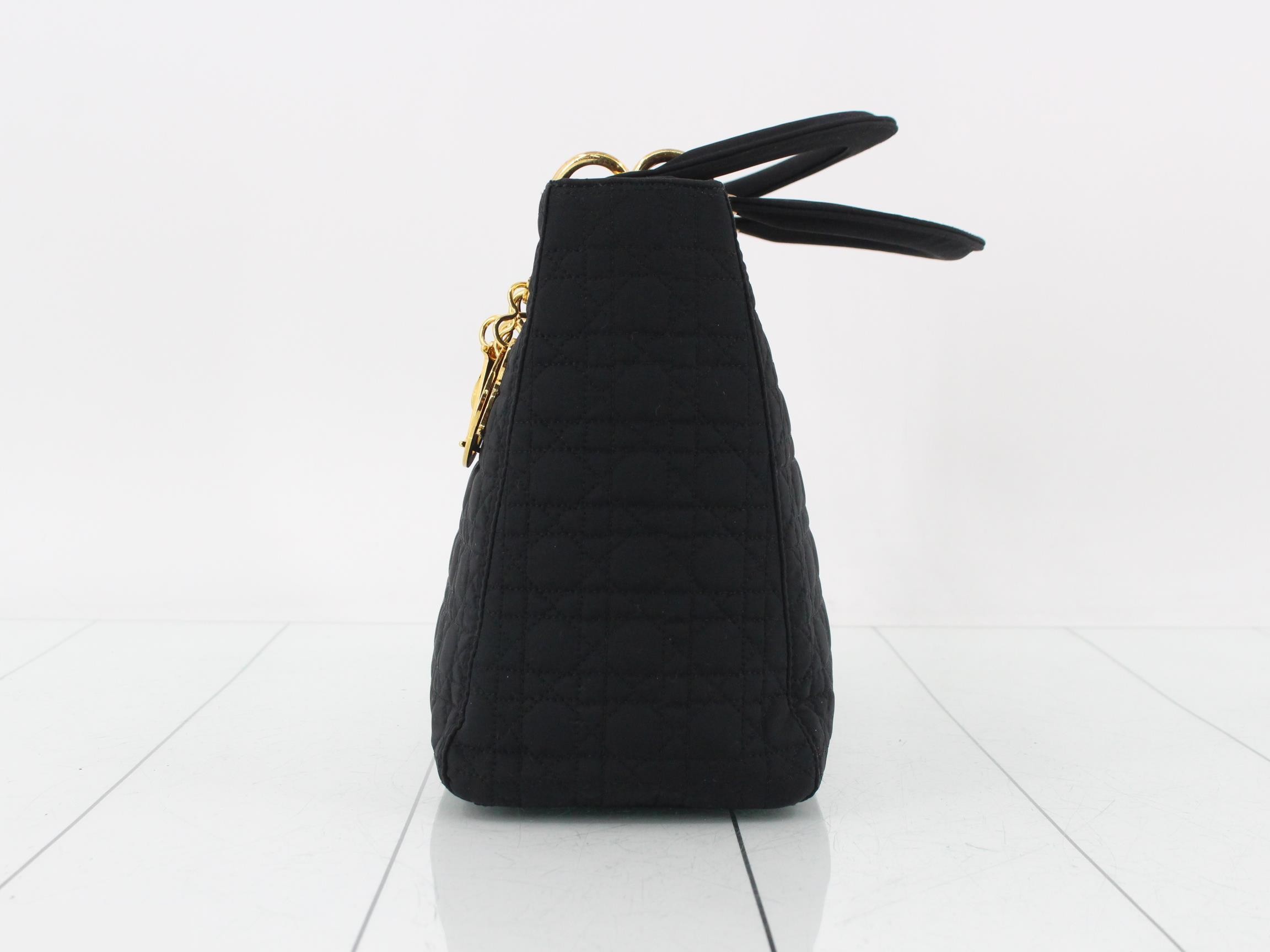 Lady Dior Nylon Handbag — view 3