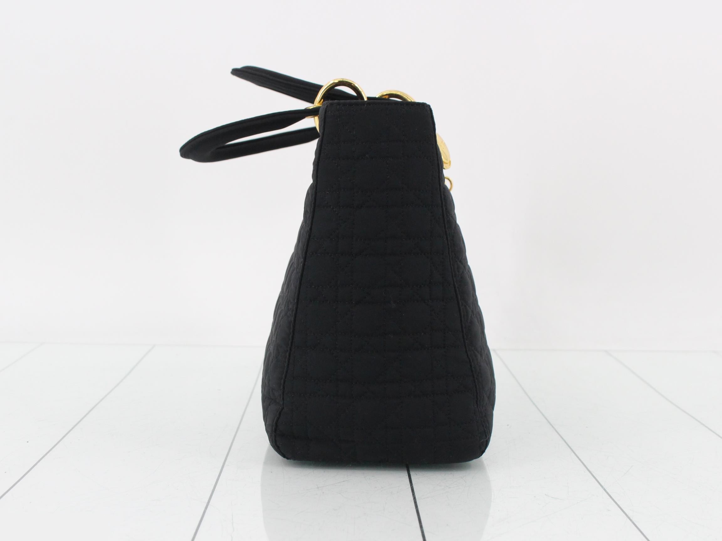 Lady Dior Nylon Handbag — view 4