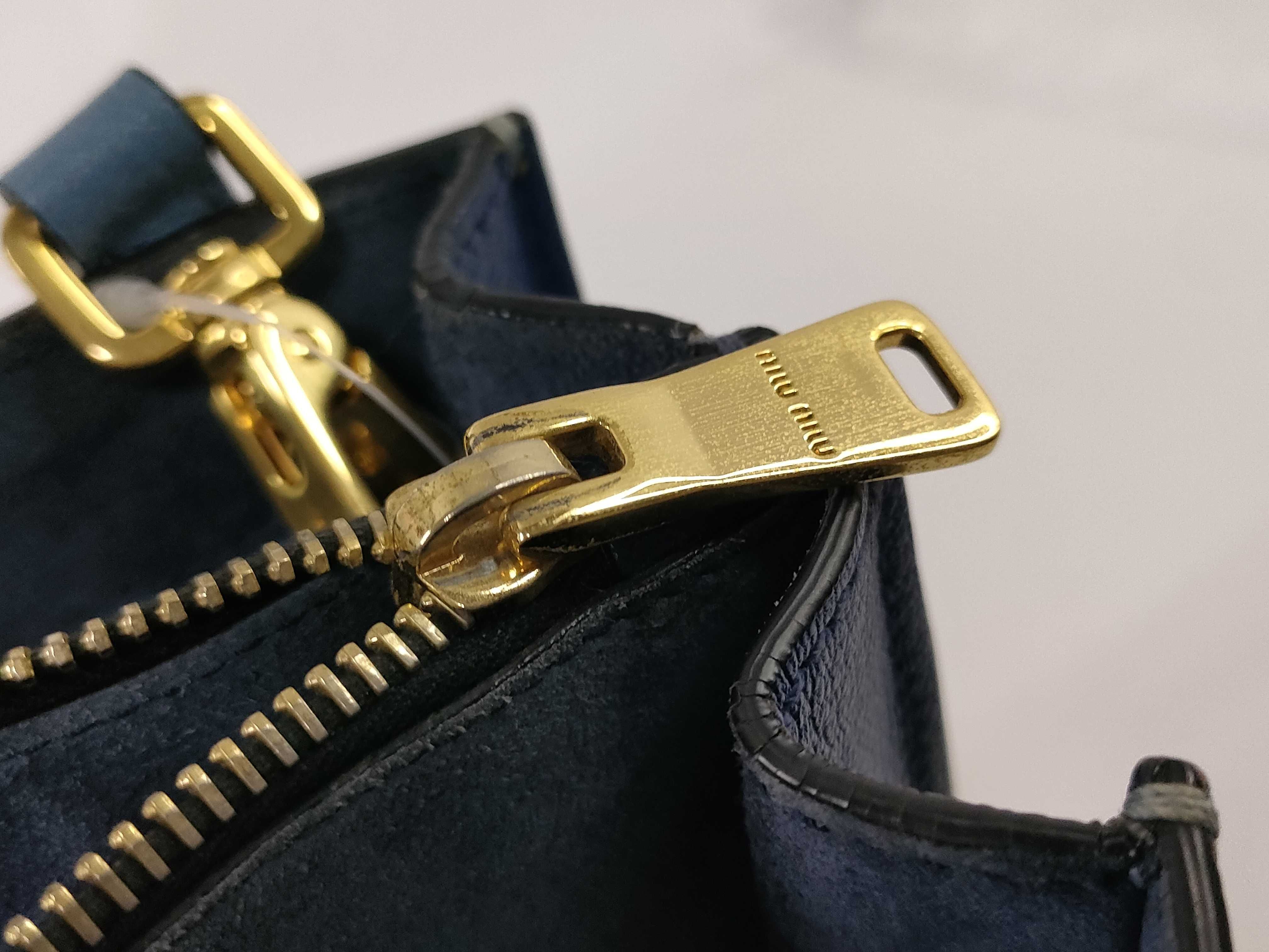 Madras Handbag, Blue — view 15
