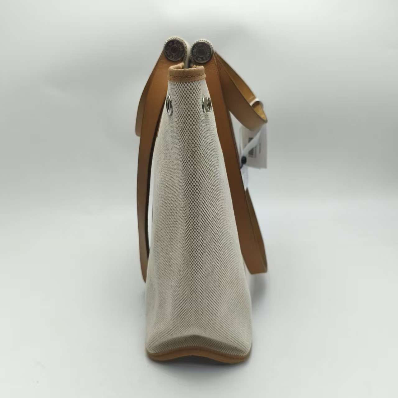 【*Shipping from: China*】HERMES Canvas Handbag with M stamp — view 3