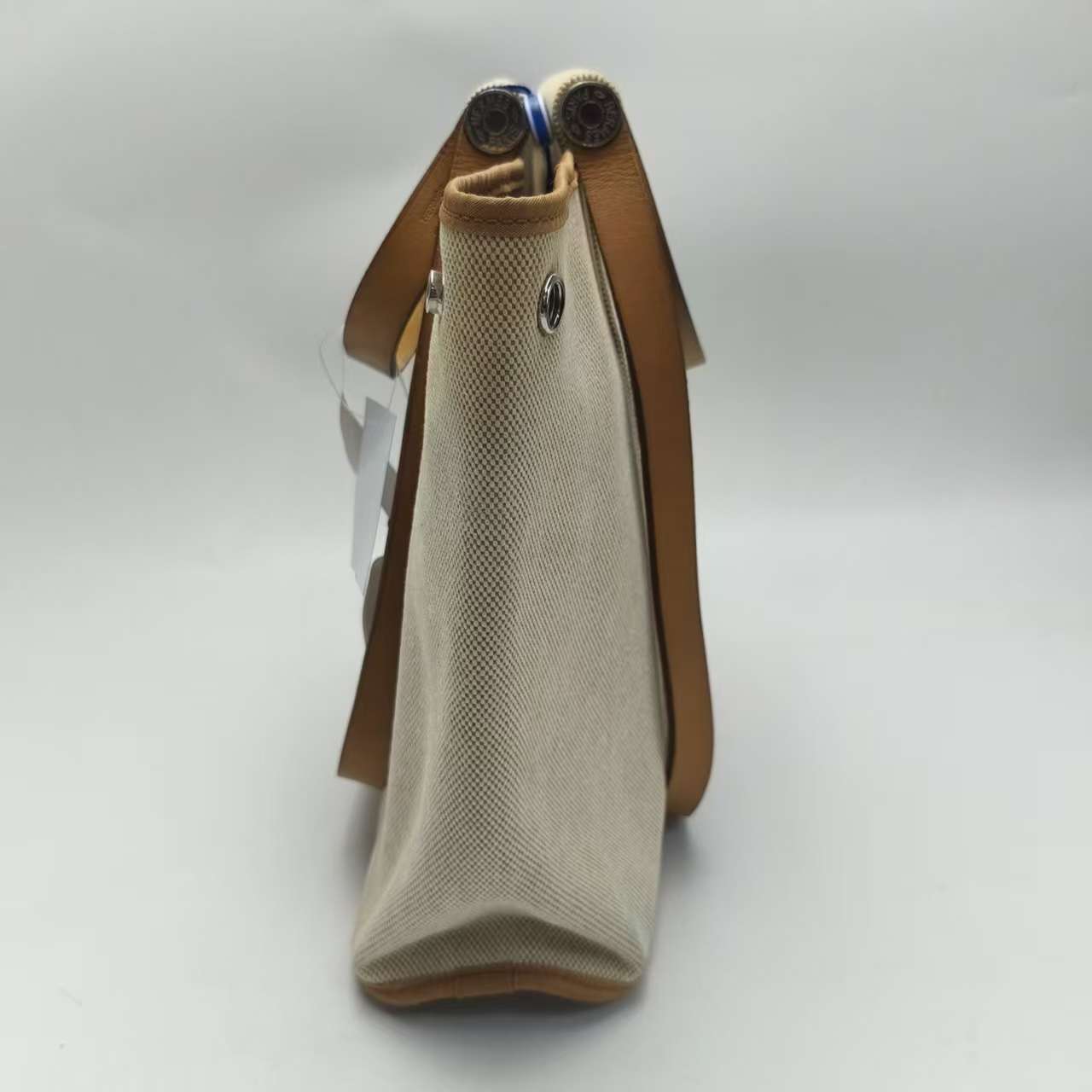 【*Shipping from: China*】HERMES Canvas Handbag with M stamp — view 4