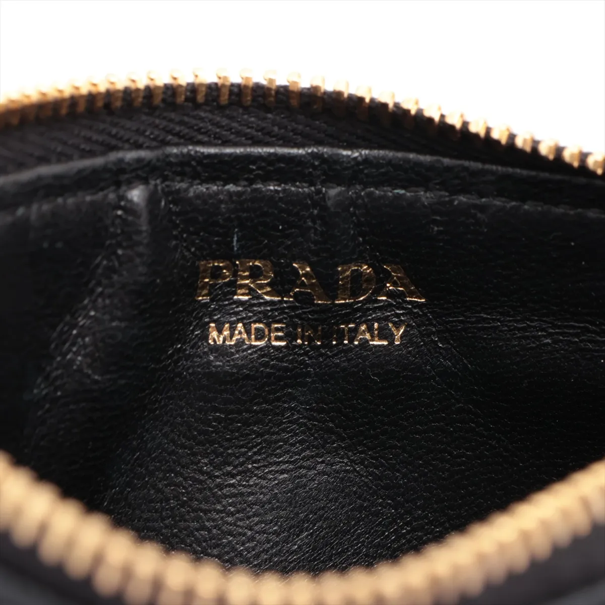 Saffiano 1MC086 Leather Fragment Case Black — view 4