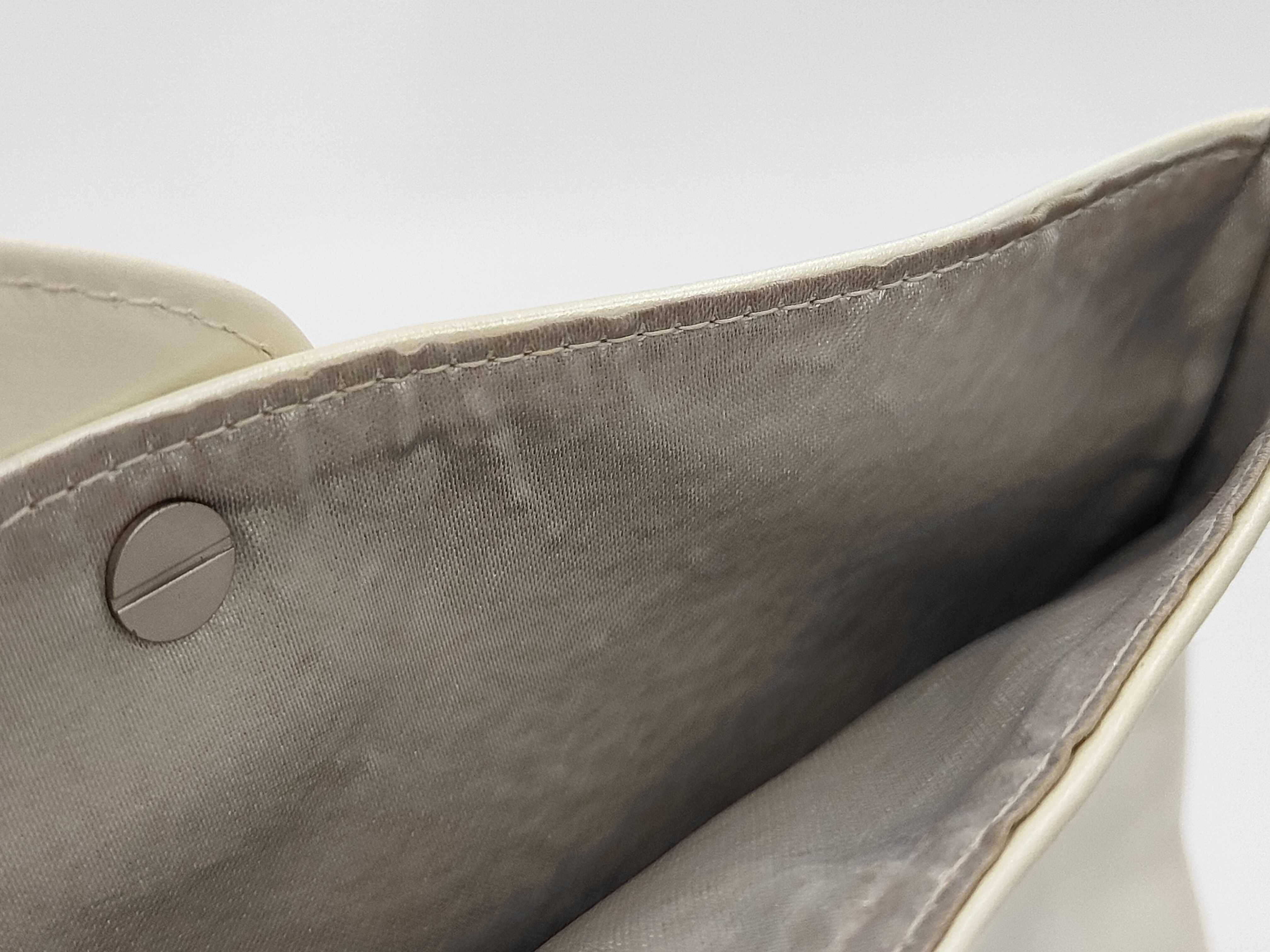 Matelassé handbag, pearl white, item number 5. — view 14