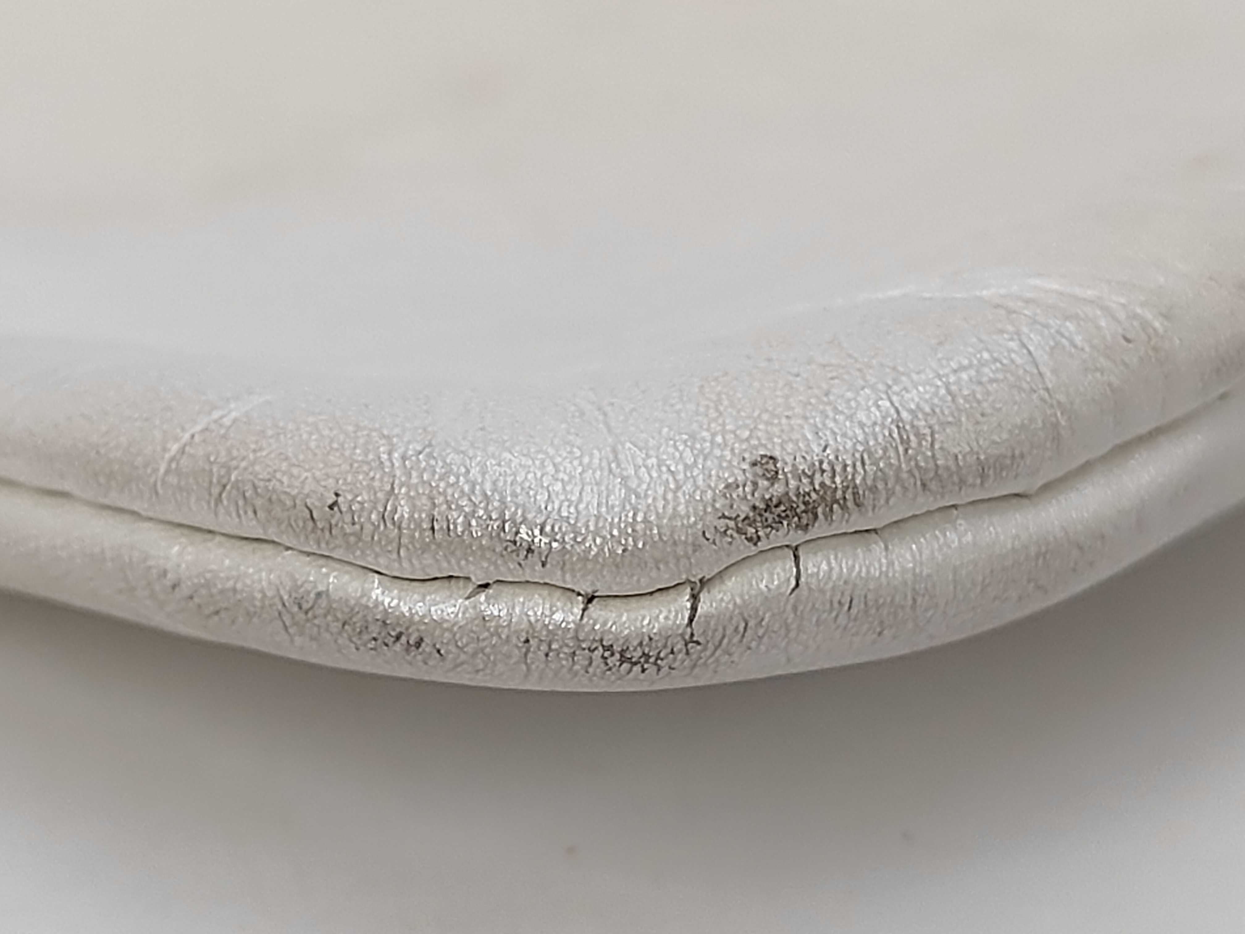Matelassé handbag, pearl white, item number 5. — view 4