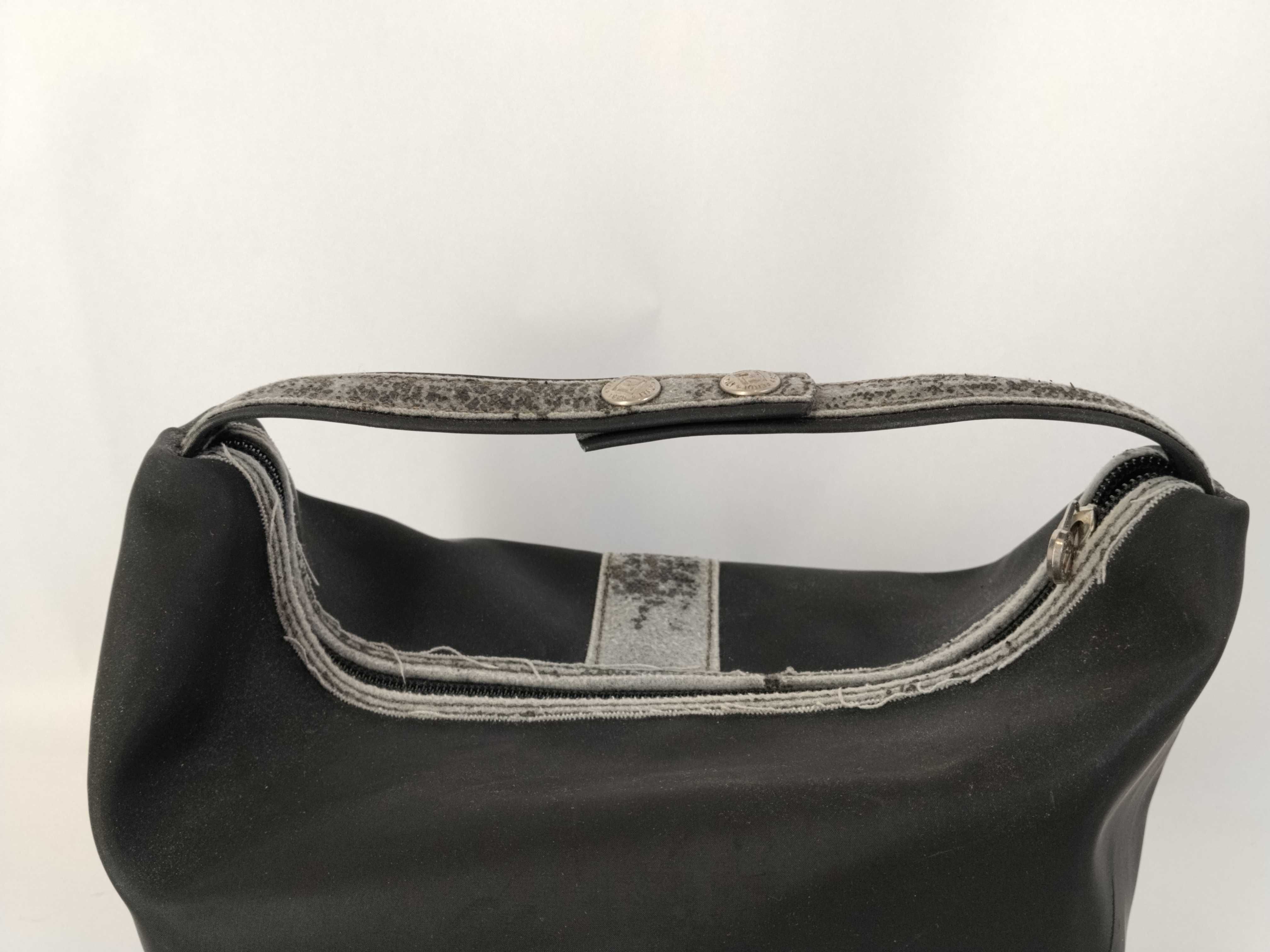 Pecan Pattern A. Fendi Pecan Pattern Pouch Vanity Bag Black Vanity Bag — view 3
