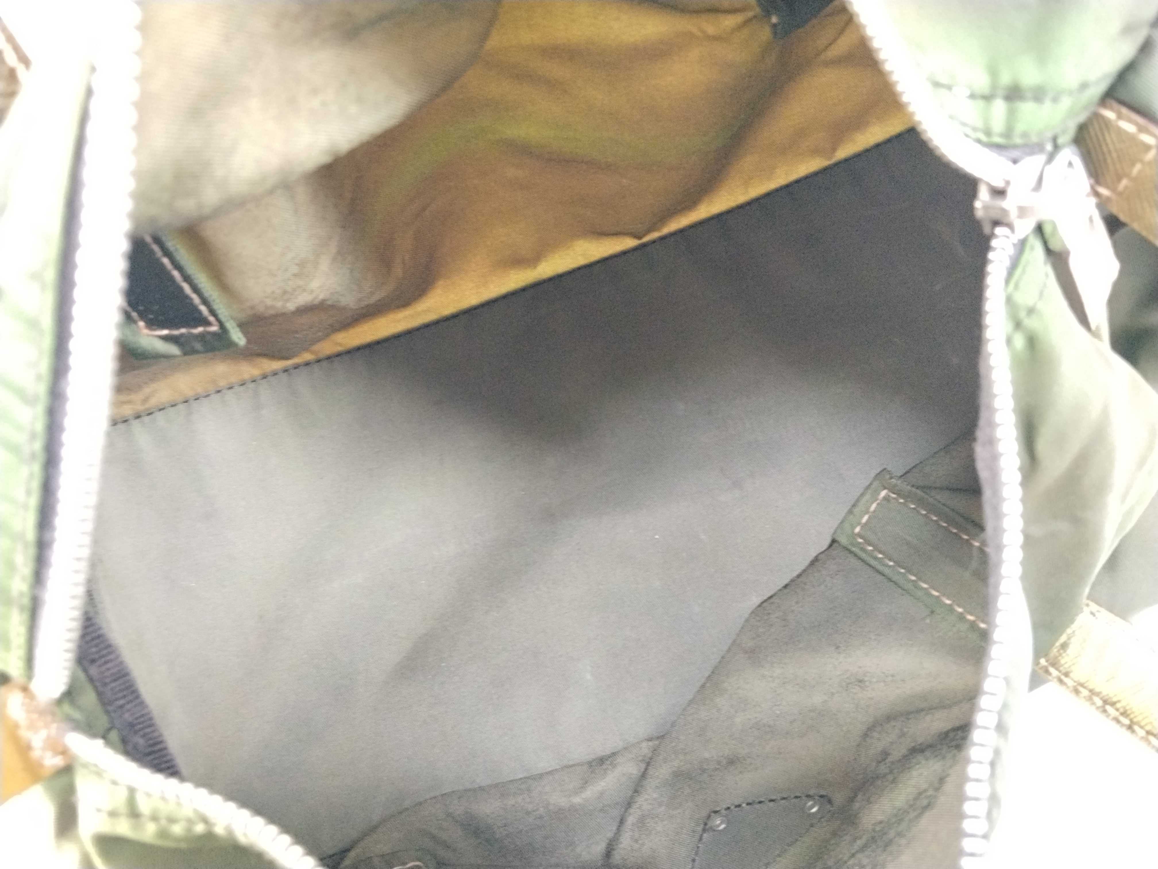 Nylon Mini Boston Bag, Khaki Nylon Boston Bag — view 11