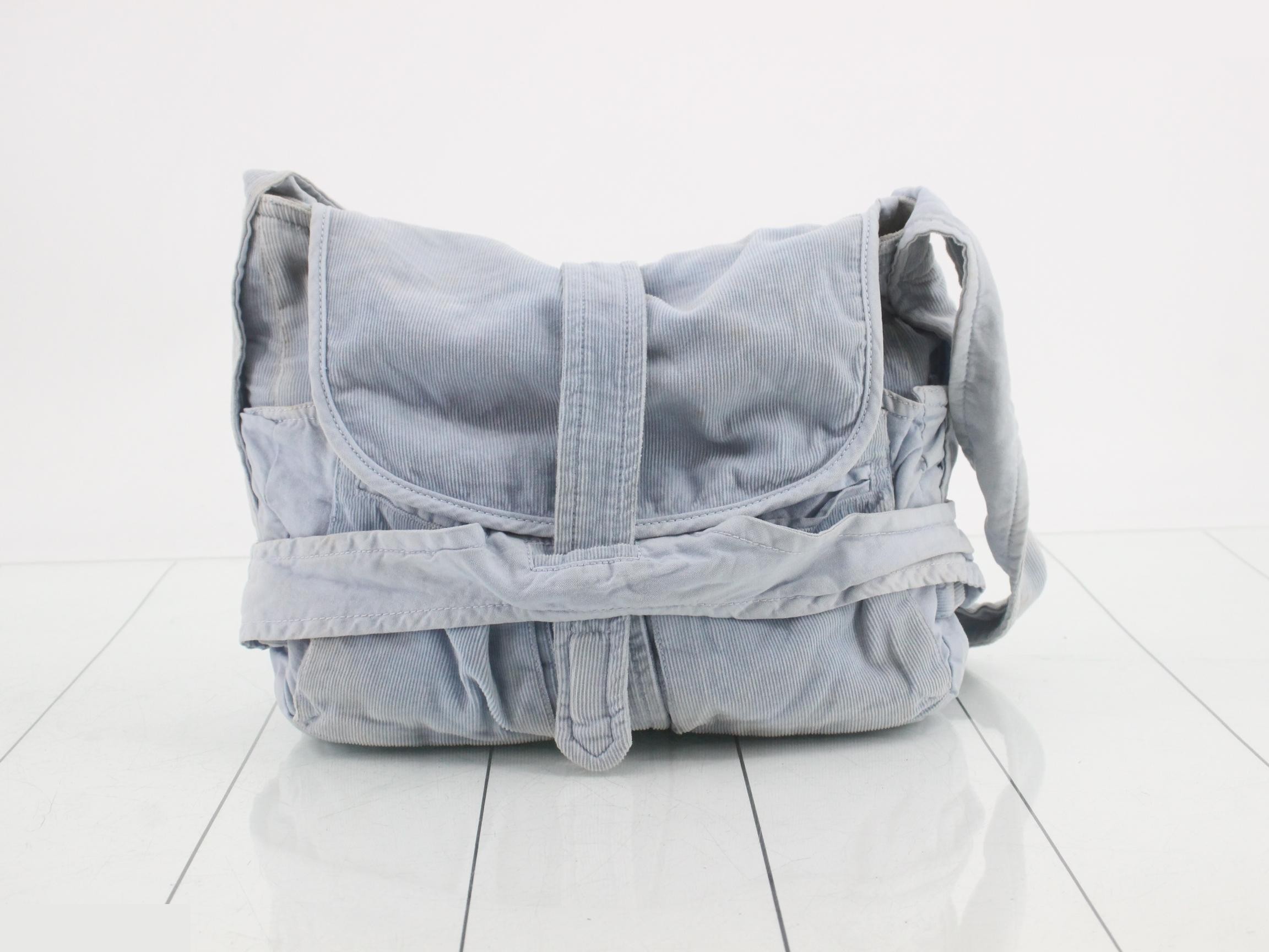 2002 SS Corduroy Matrix Shoulder Bag