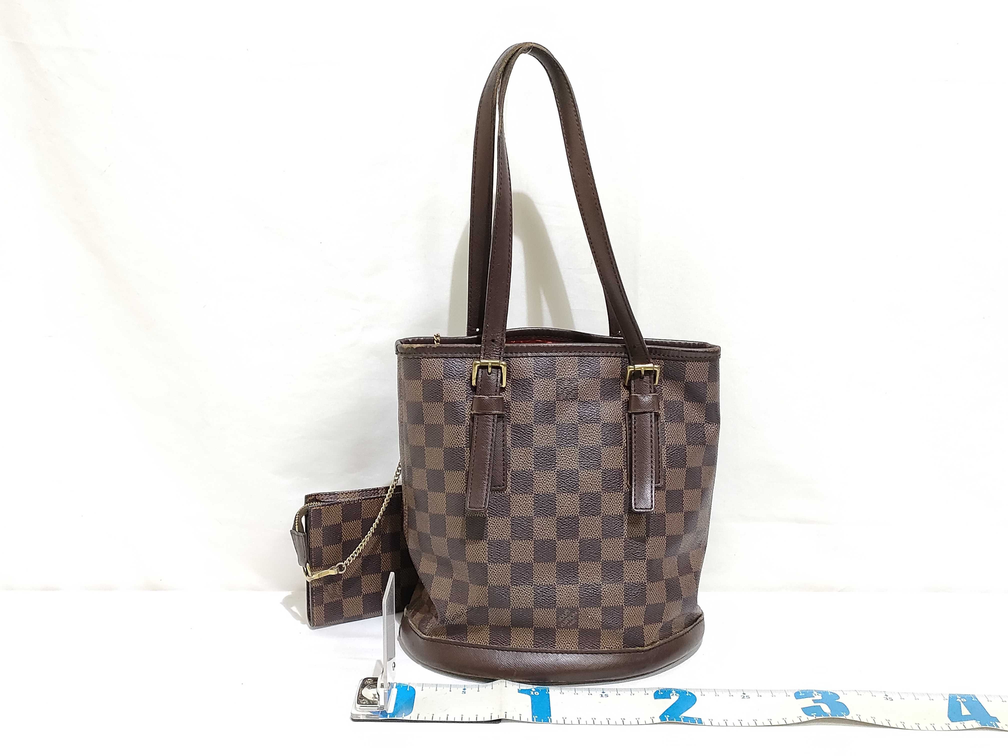 Damier Louis Vuitton Damier Mare Bucket Tote Bag — view 2