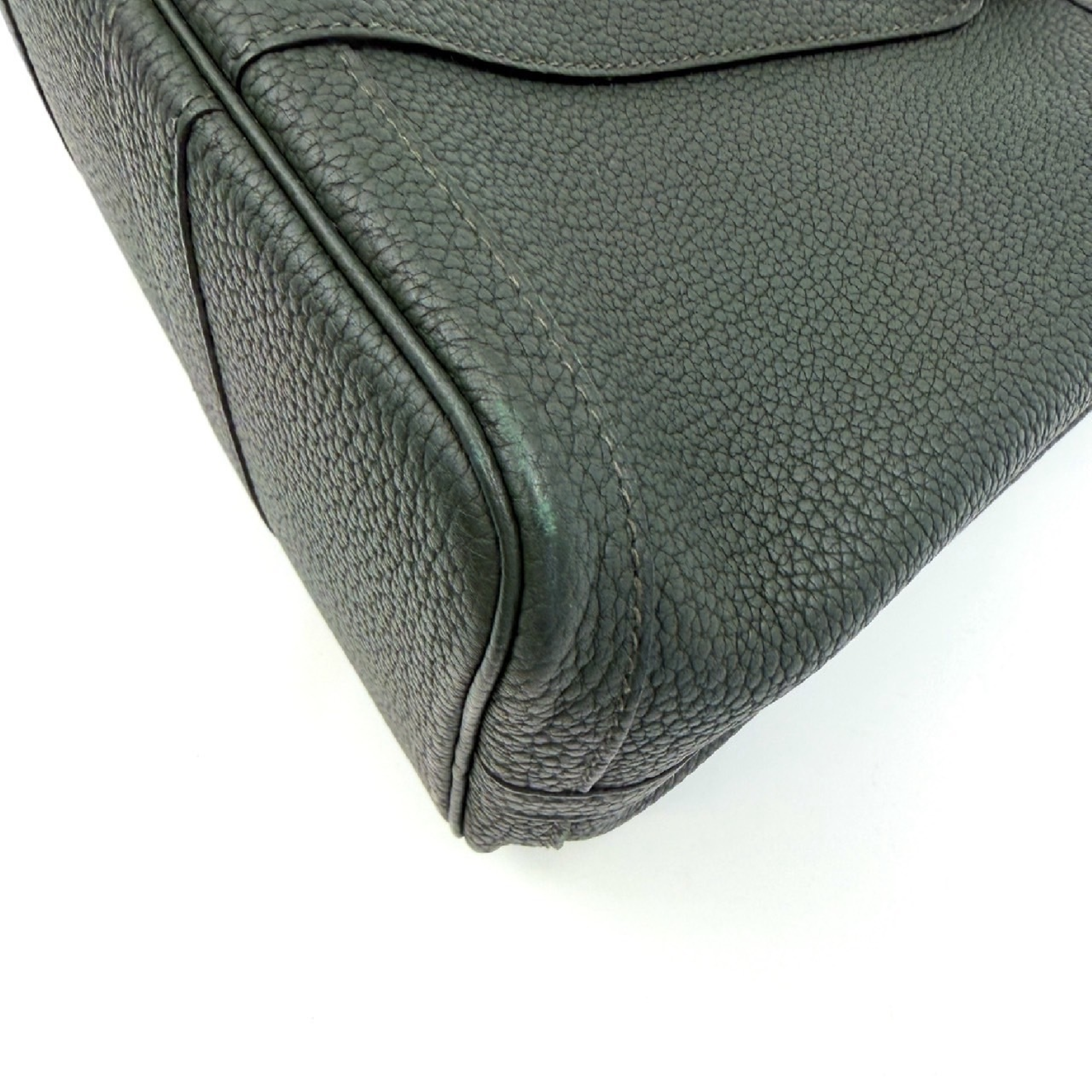 Garden Party 30 TPM X-stamped dark green tote bag — view 4