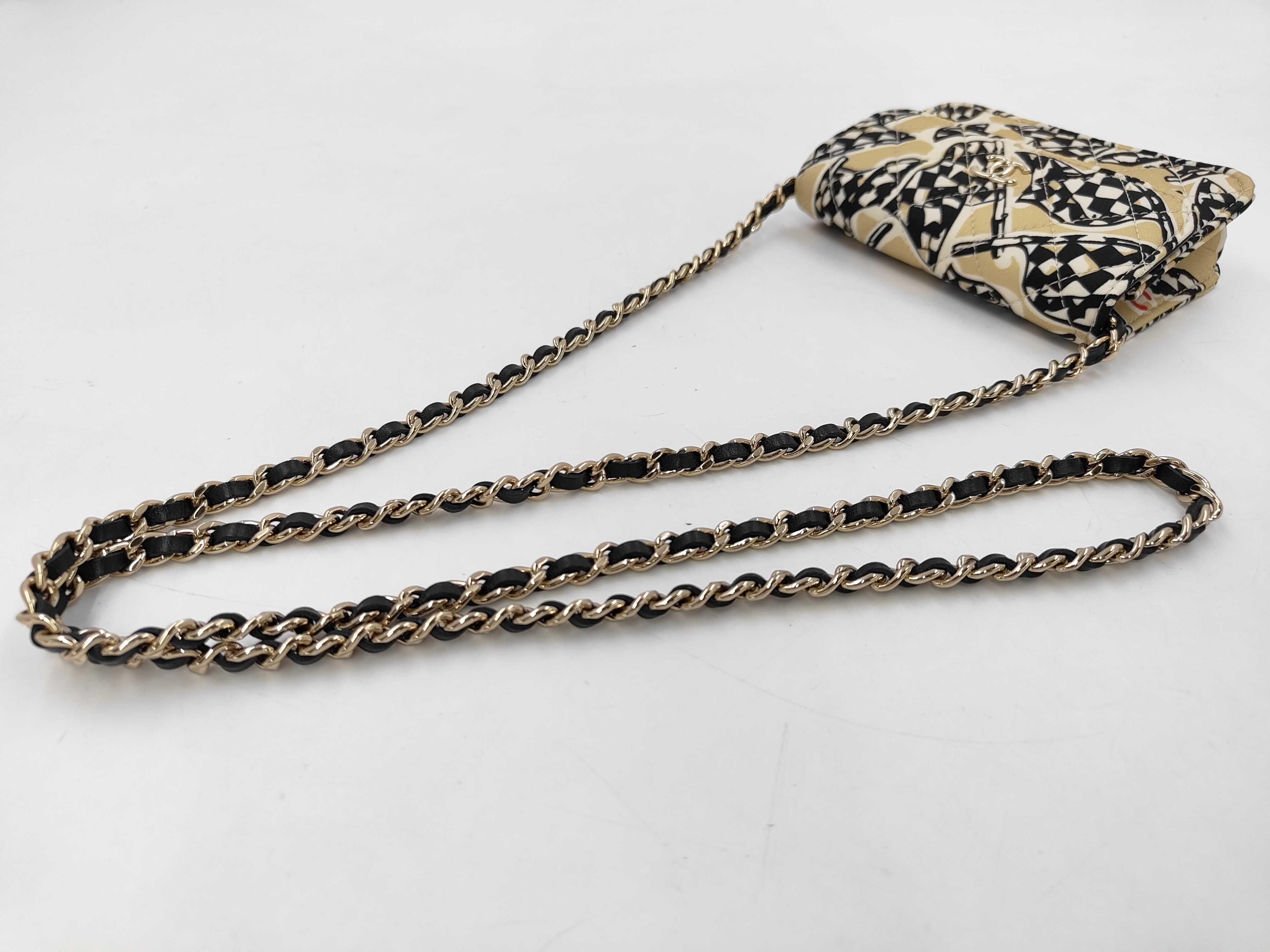 Mini Matelasse WITH COMPLIMENTS OF Quilted Chain Shoulder Bag — view 3