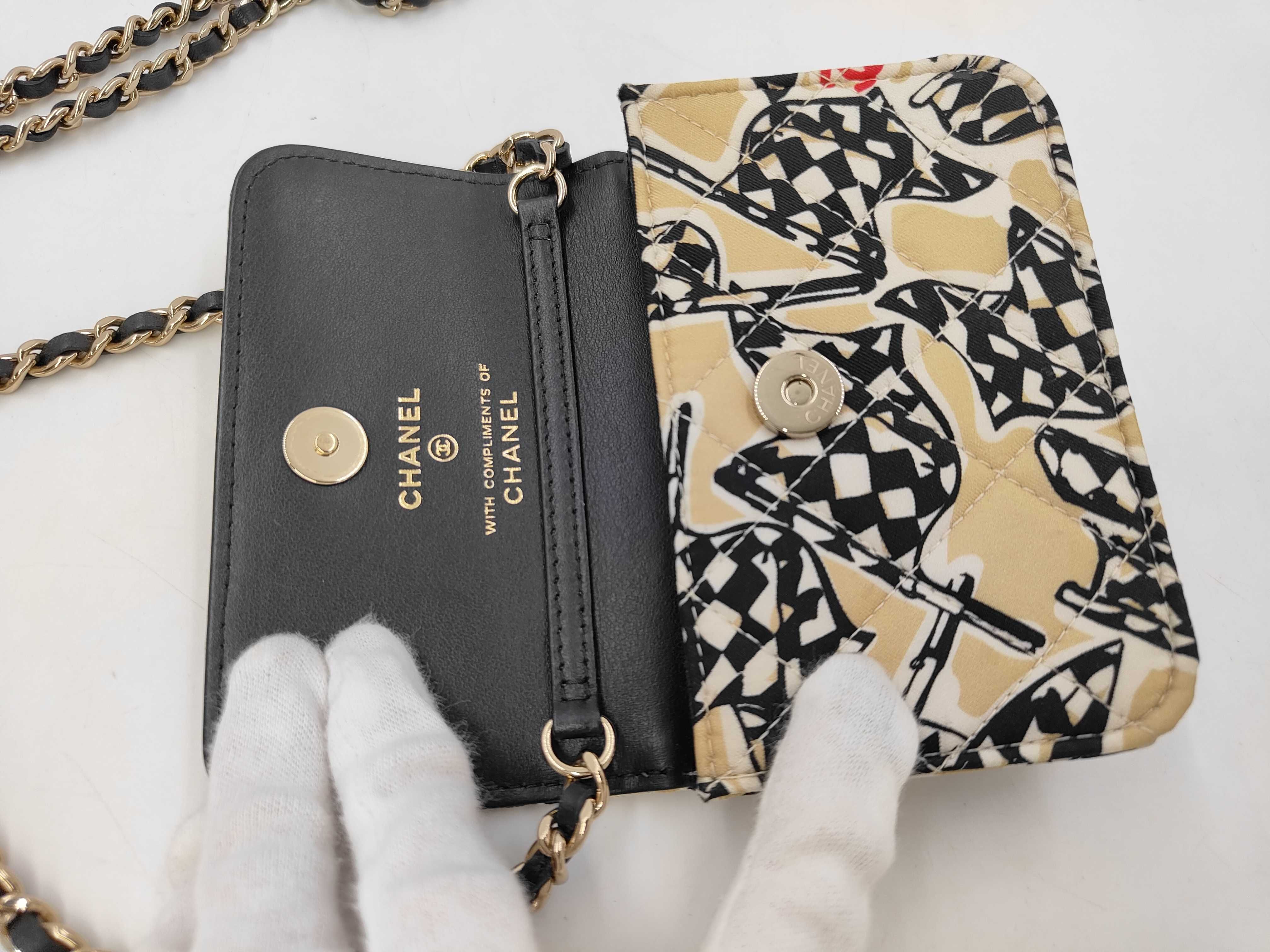 Mini Matelasse WITH COMPLIMENTS OF Quilted Chain Shoulder Bag — view 8