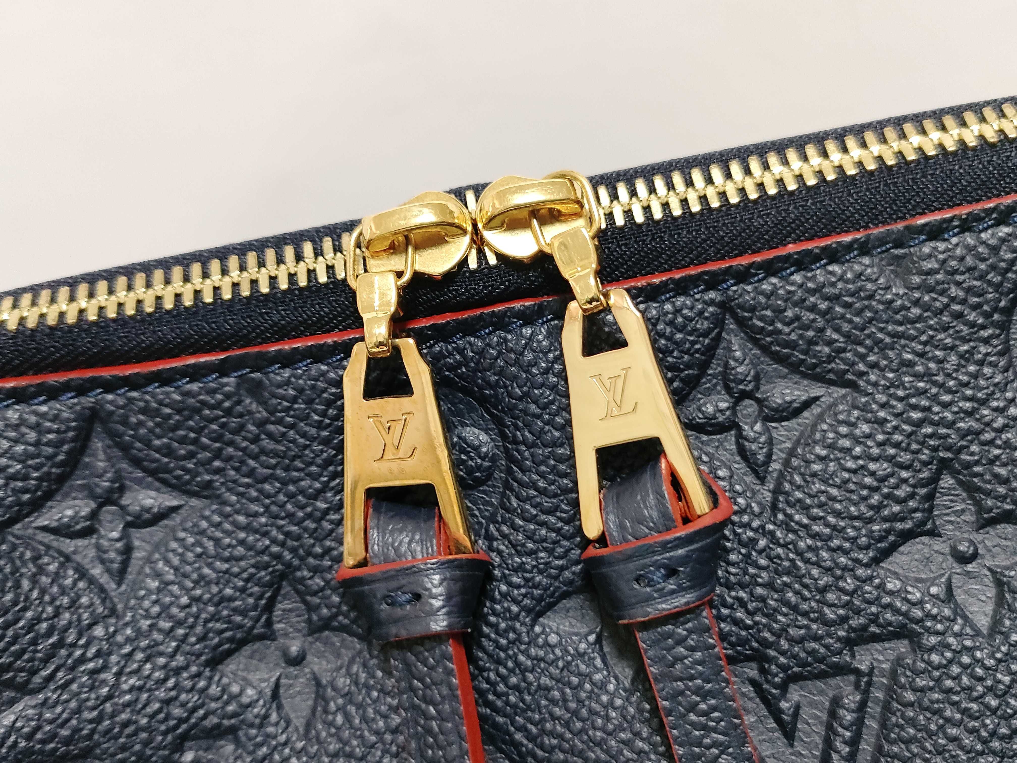 Monogram Empreinte Navy Monogram Empreinte Pontu PM Handbag — view 15