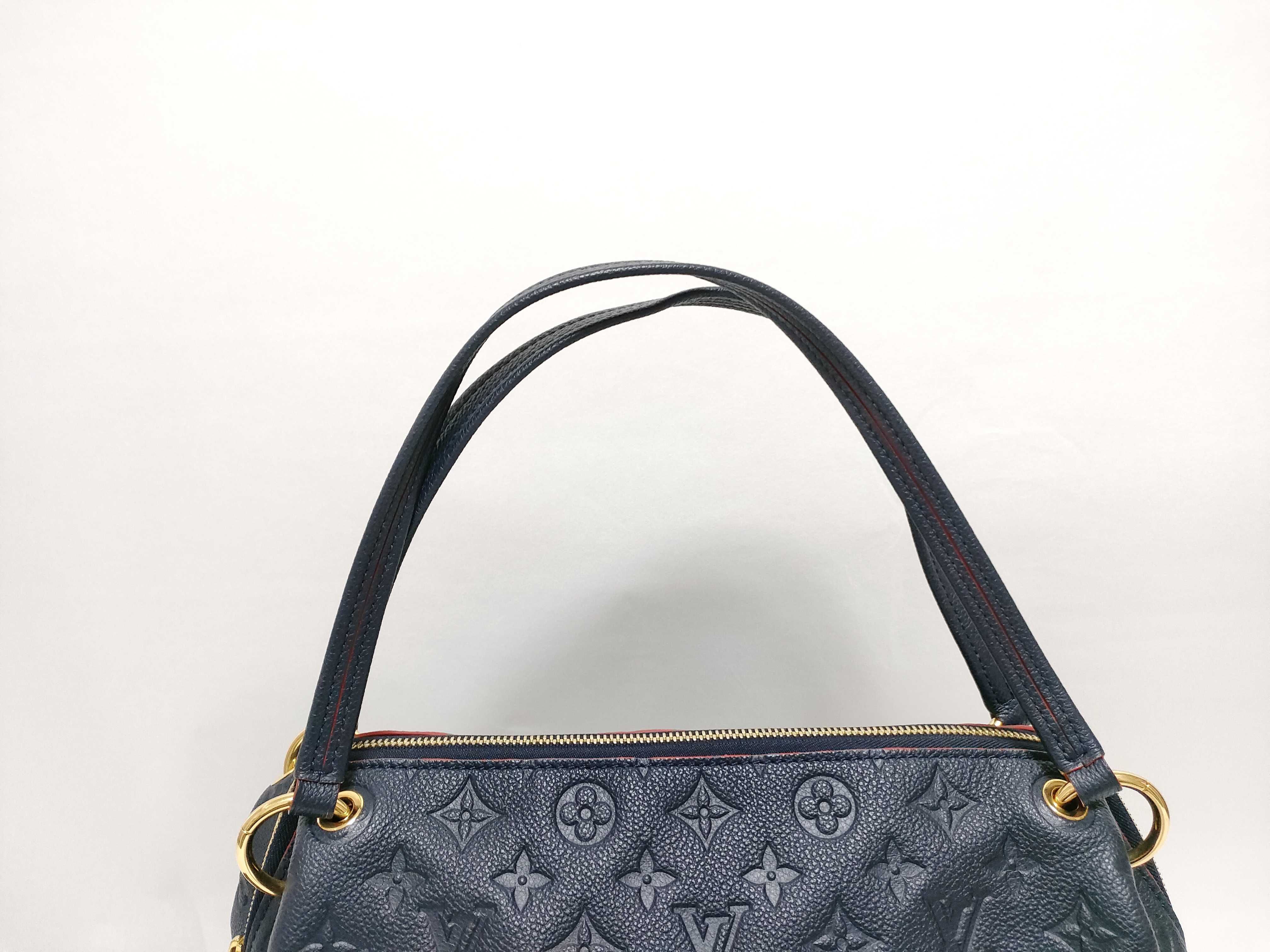Monogram Empreinte Navy Monogram Empreinte Pontu PM Handbag — view 3
