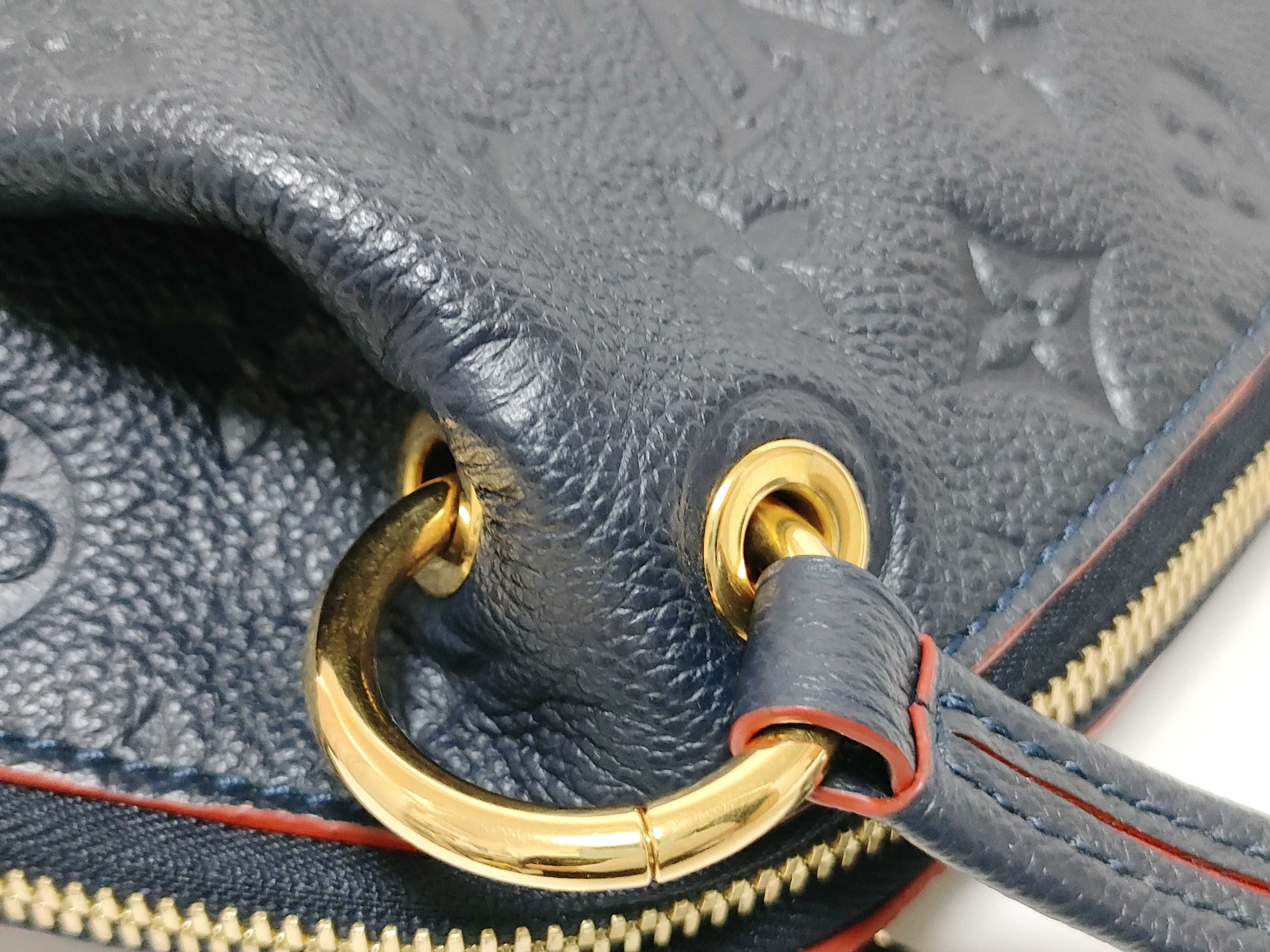 Monogram Empreinte Navy Monogram Empreinte Pontu PM Handbag — view 5