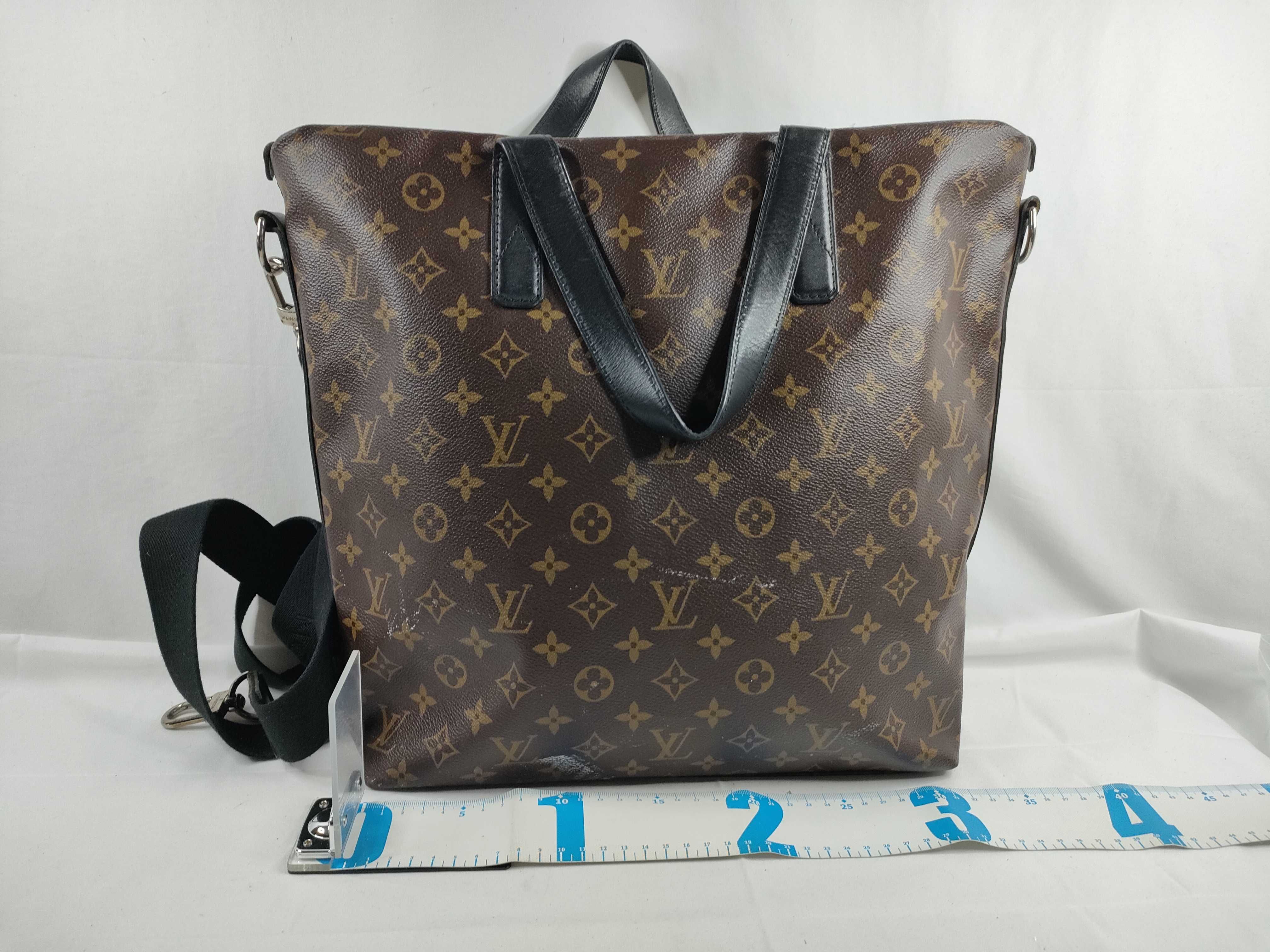 Monogram Louis Vuitton Monogram Macassar Tote Bag Davis M56708 Tote Bag — view 2