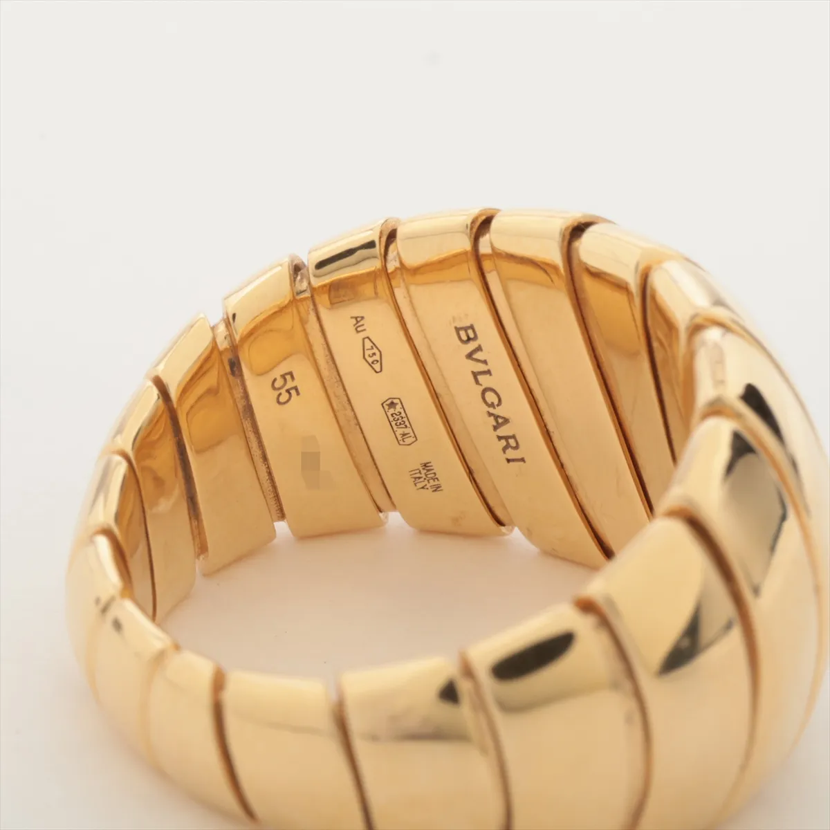 Tubogas Ring 750 (Yellow Gold) 14.0g 55 AFFL10 361750 QR code readable — view 3