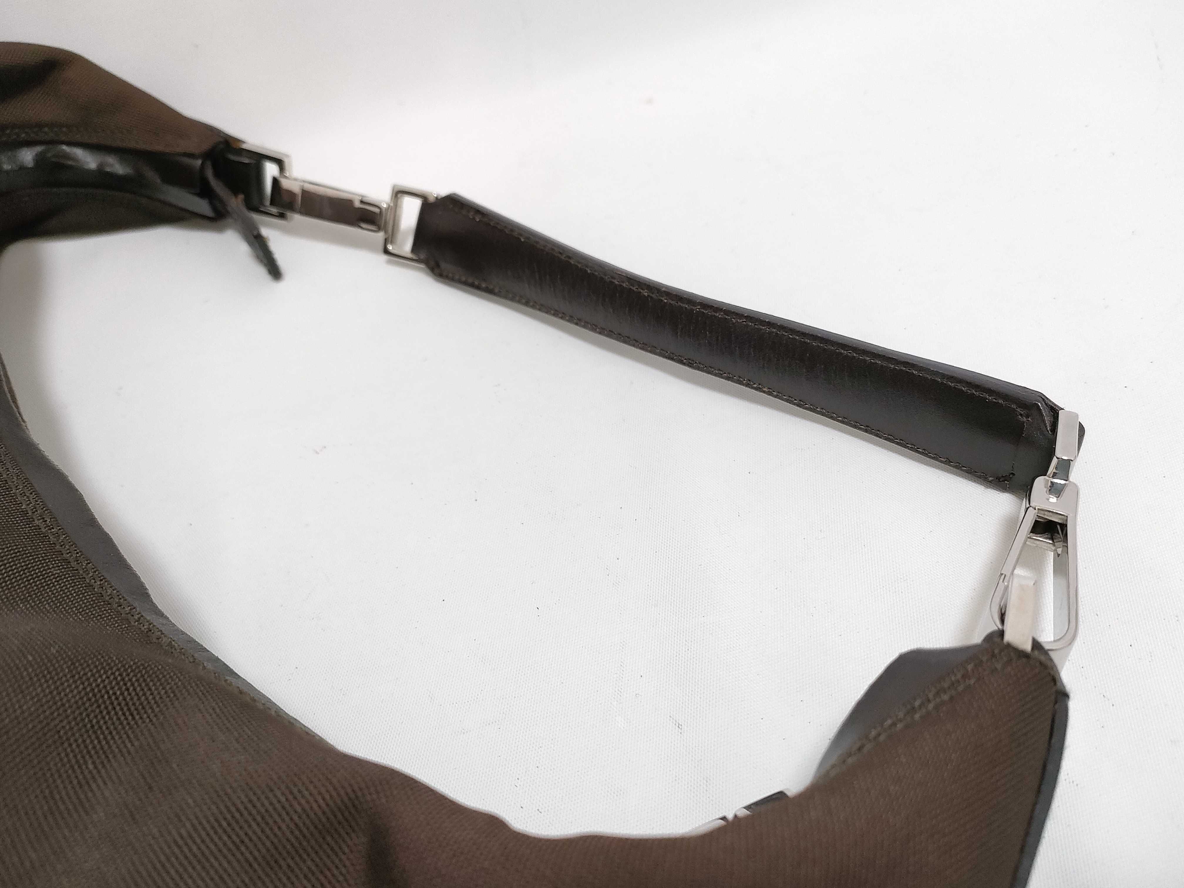 Nylon One-Shoulder Bag, Brown — view 3