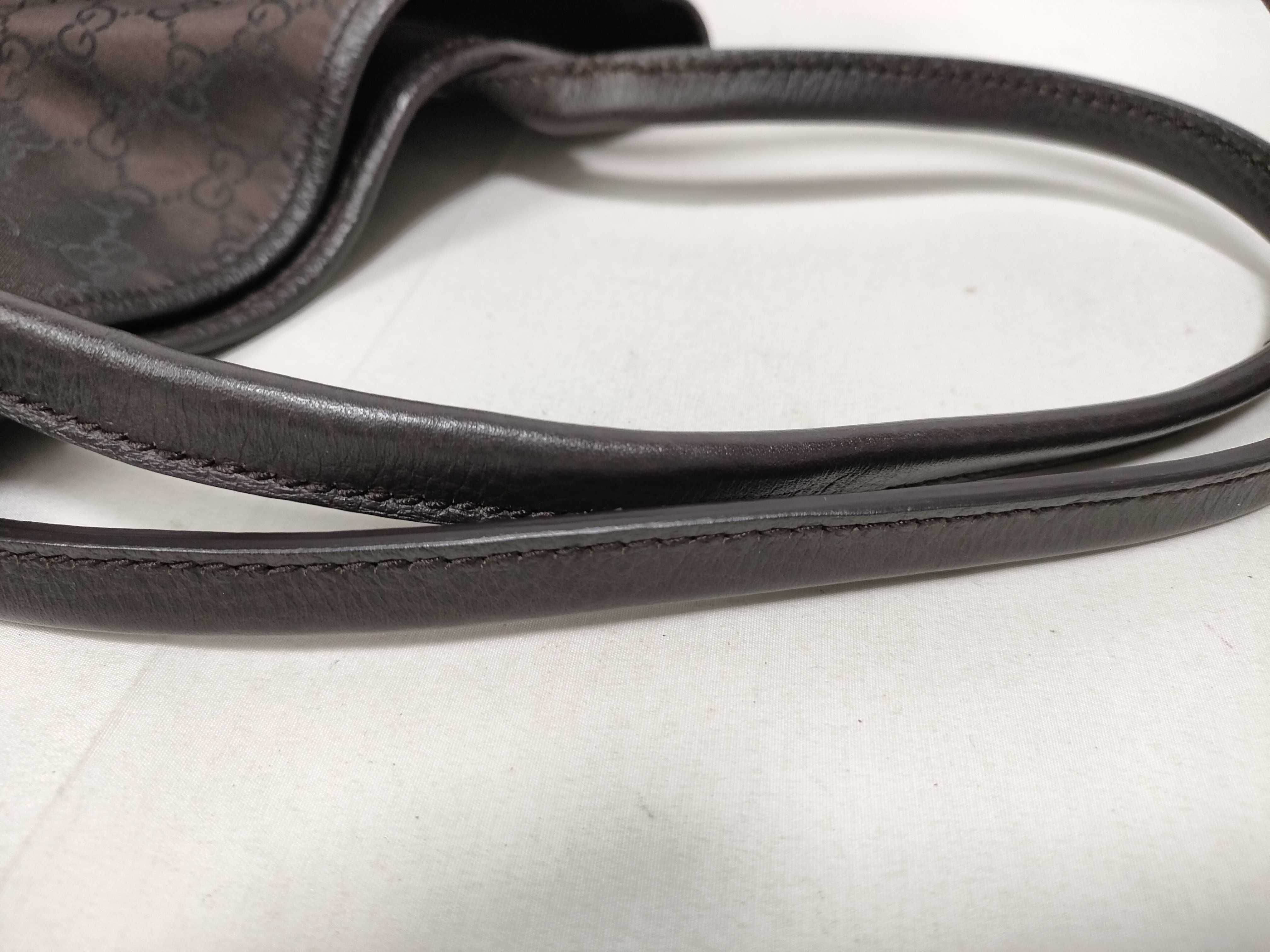 GG Nylon Sherry Tote Bag, Dark Brown, 29359 (Tote Bag) — view 7