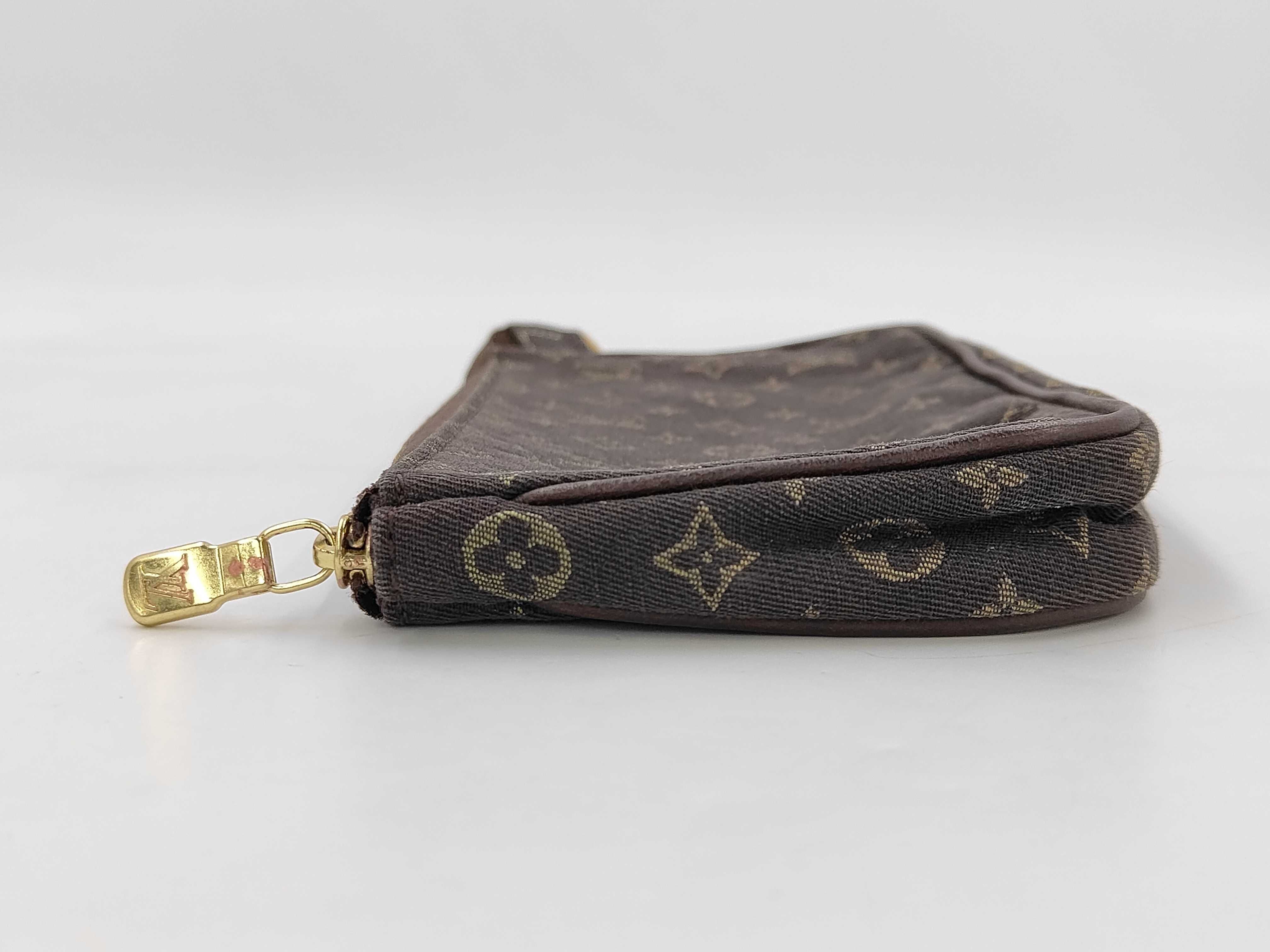 Monogram Mini Lin Bucket Bag with Attached Pouch — view 5