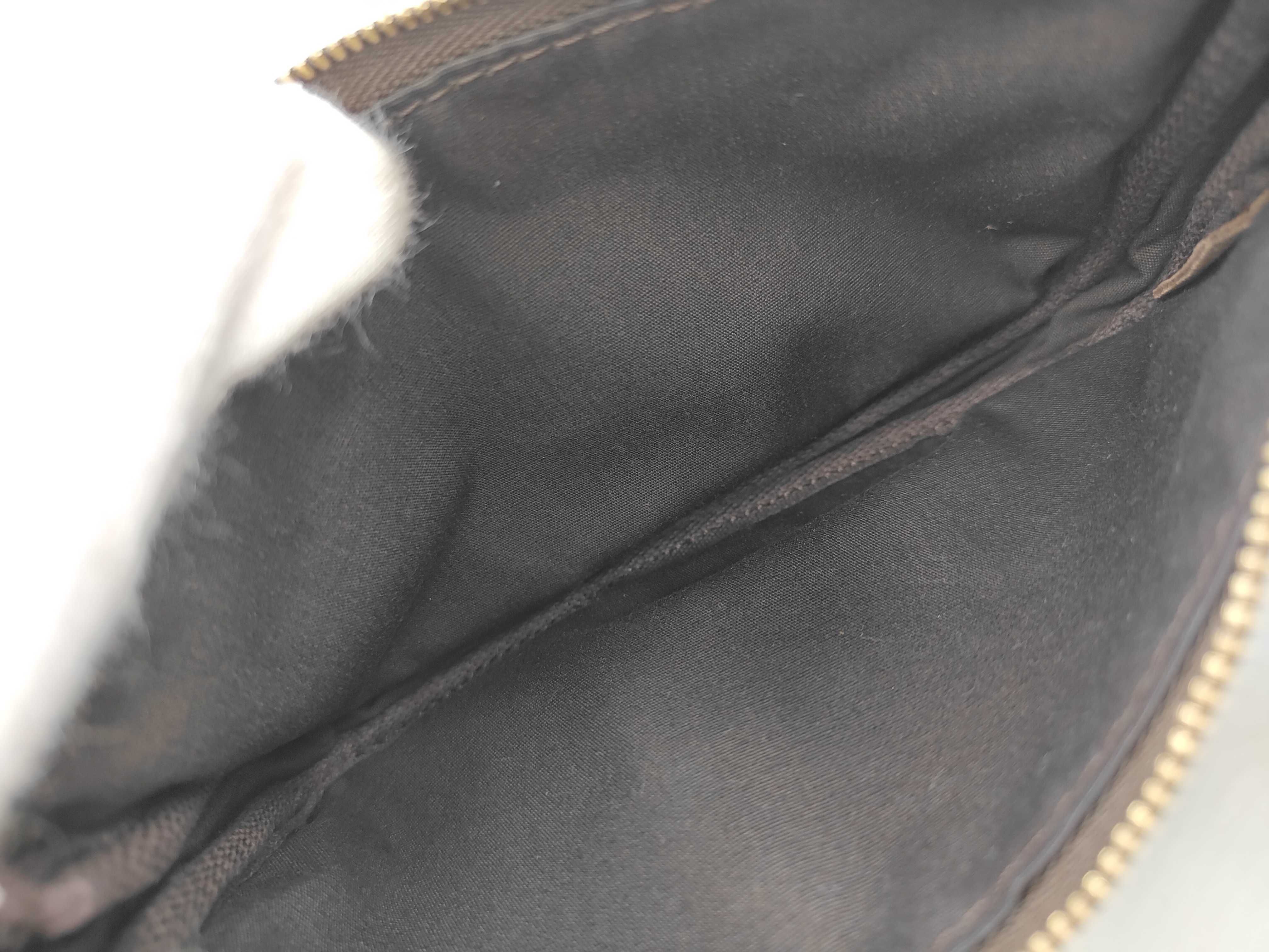Monogram Mini Lin Bucket Bag with Attached Pouch — view 8