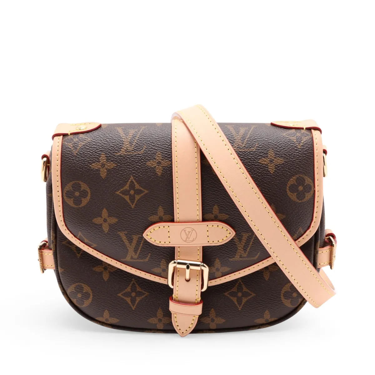 Monogram Saumur BB M46740 Brown, without strap, RFID detected.