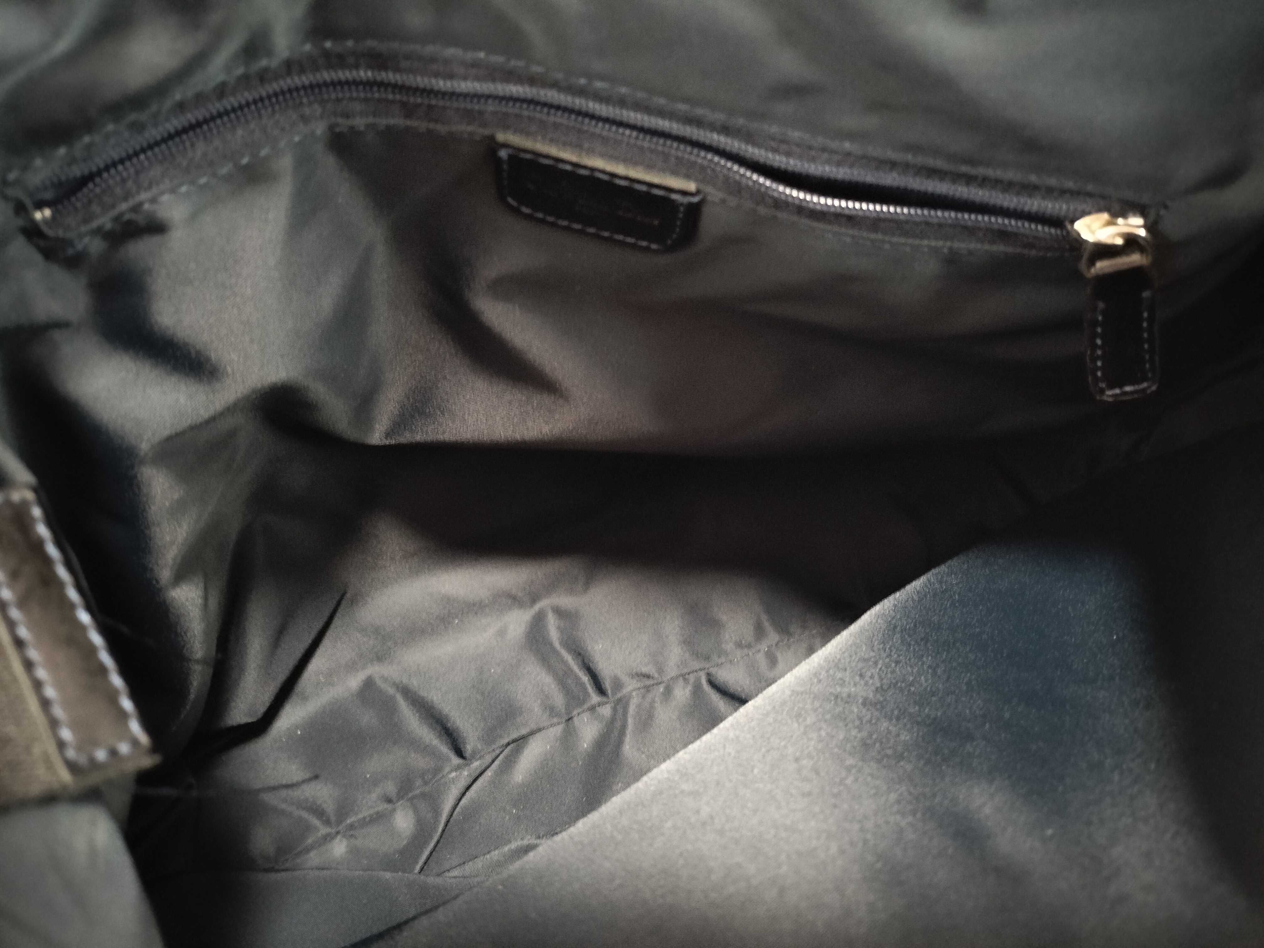 denim print shoulder bag — view 10