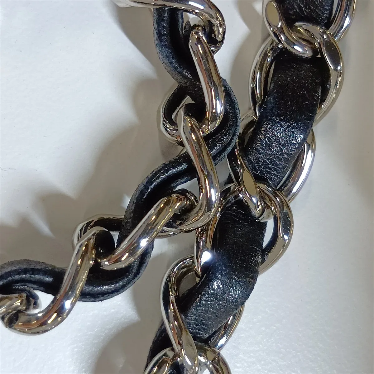 Mini Matelassé 20 Lambskin Chain Shoulder Bag, Black with Silver Hardware, 19384796, Serial Number 19-series, A69900 — view 11