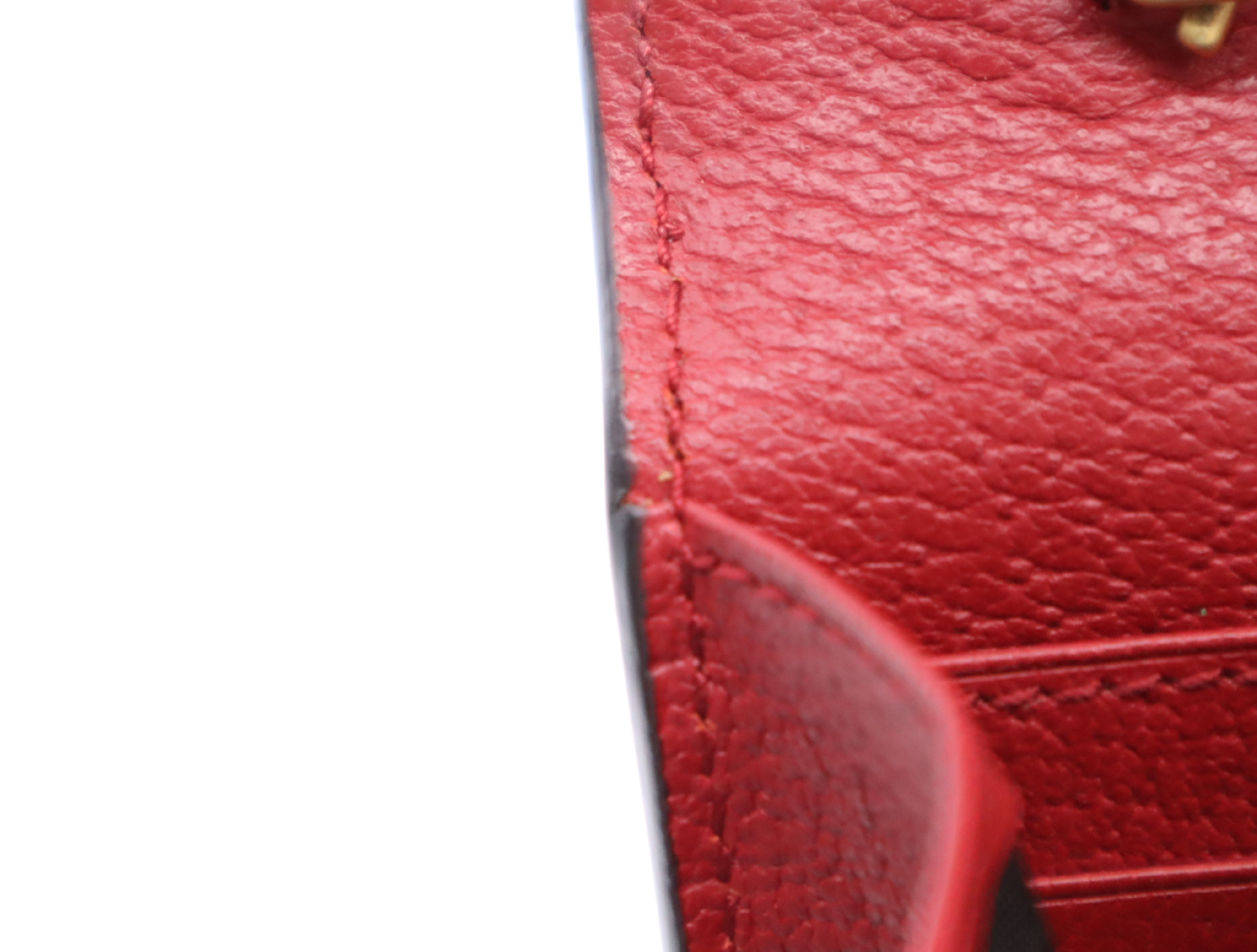 476079 GG Supreme Queen Margaret Bee Chain Wallet Red Beige Shoulder Bag — view 14