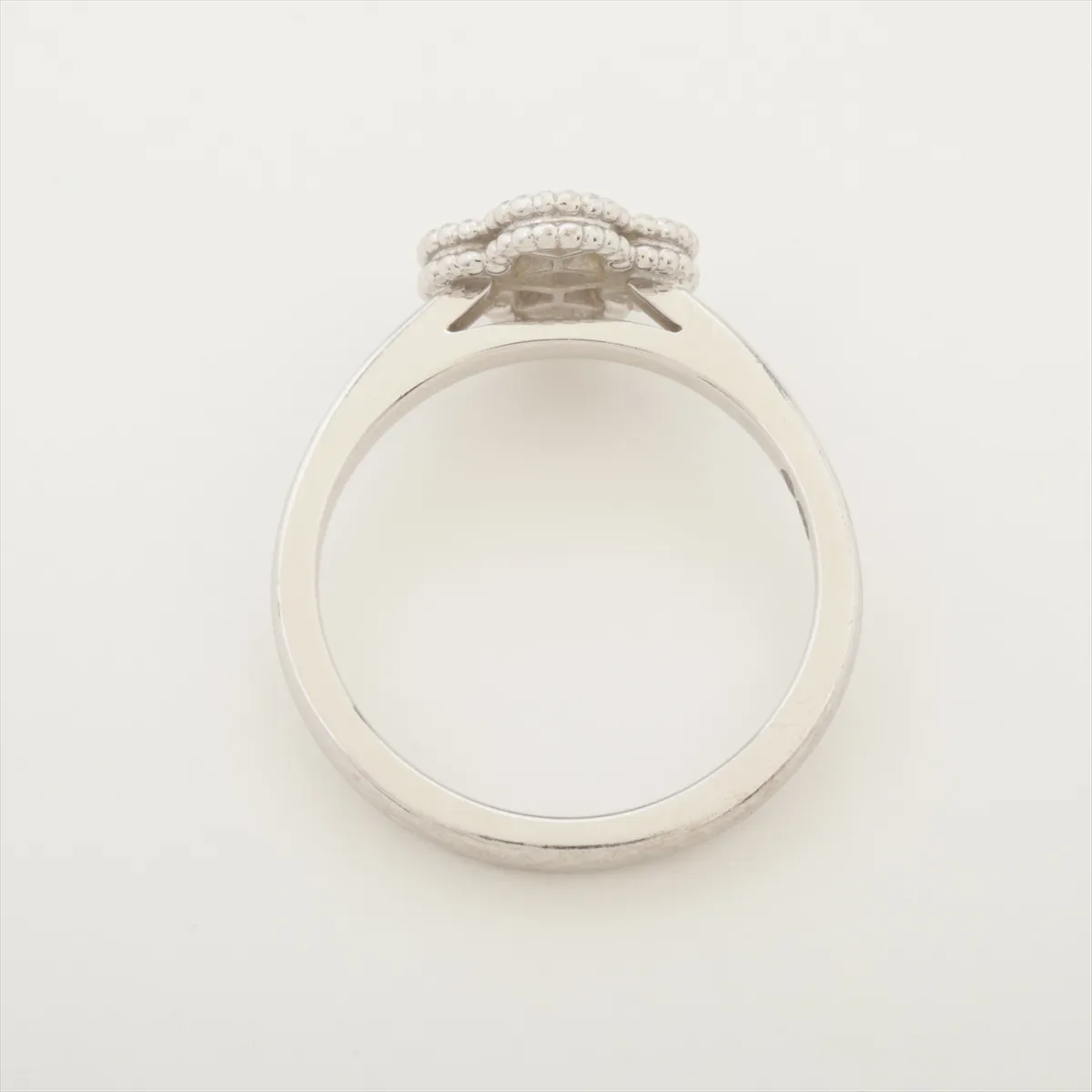 Sweet Alhambra Diamond Ring 750(WG) 3.5g 50 JE968886 Stone — view 6