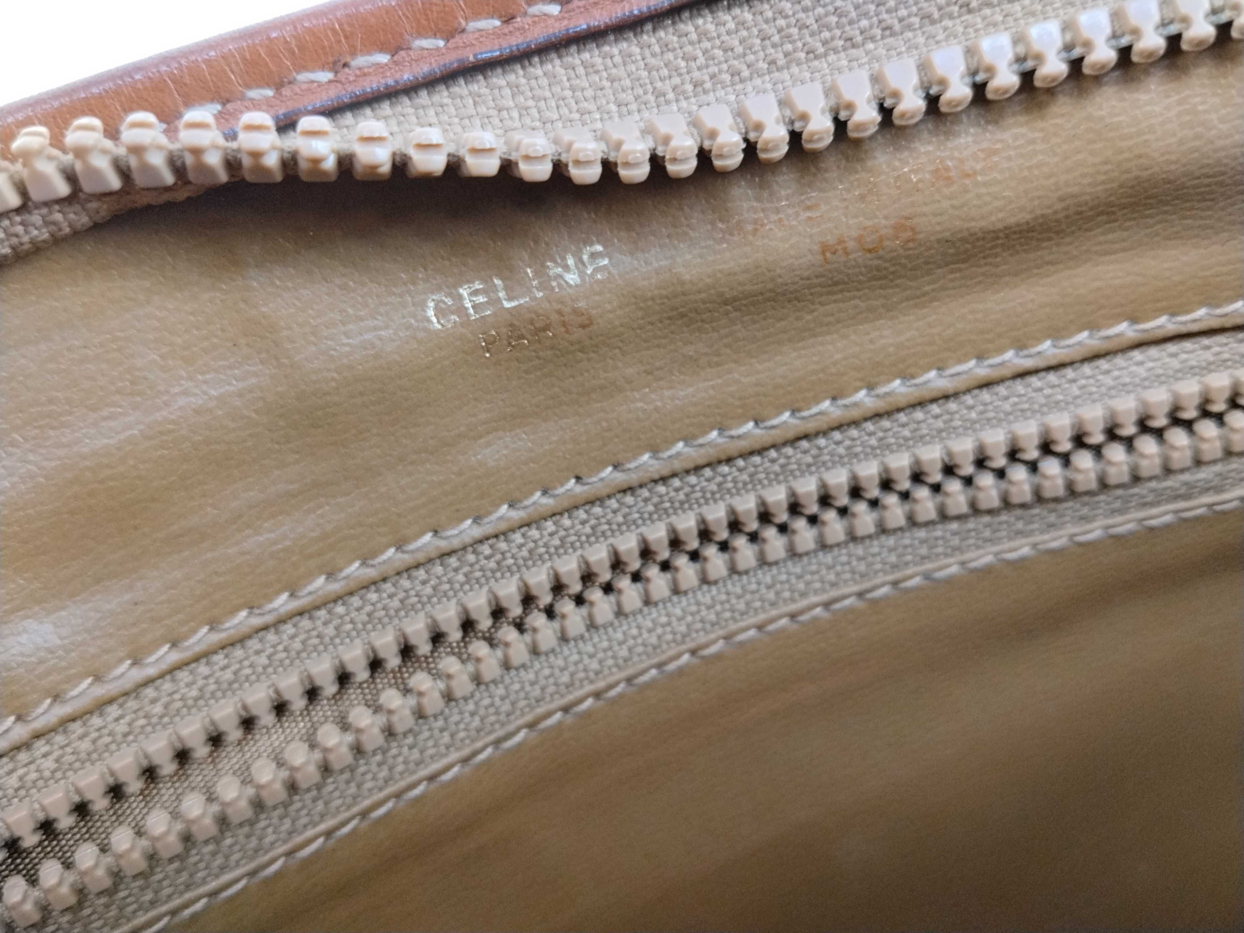Clutch Bag, Macadam Pattern, Brown Clutch Bag — view 12