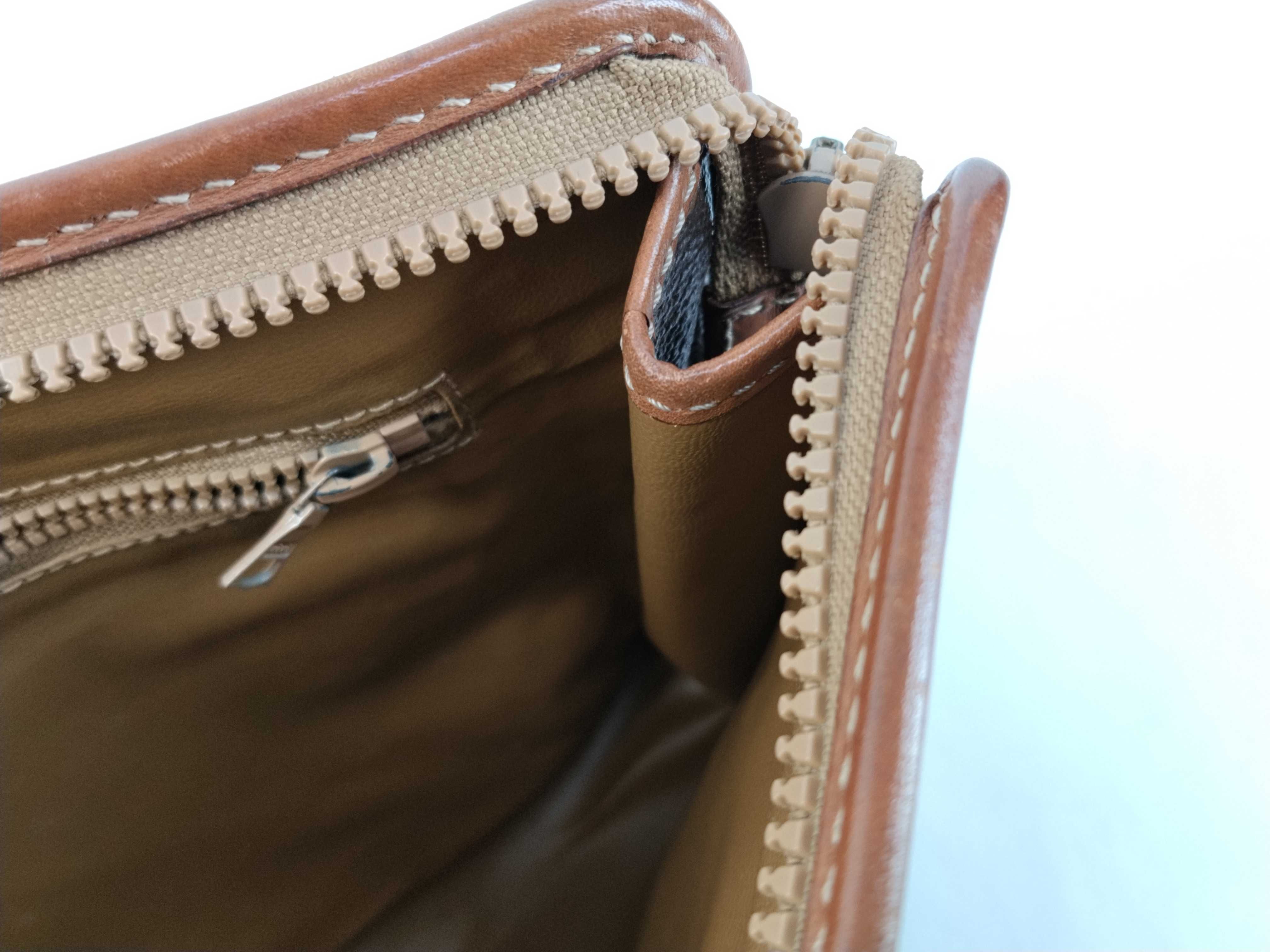 Clutch Bag, Macadam Pattern, Brown Clutch Bag — view 8