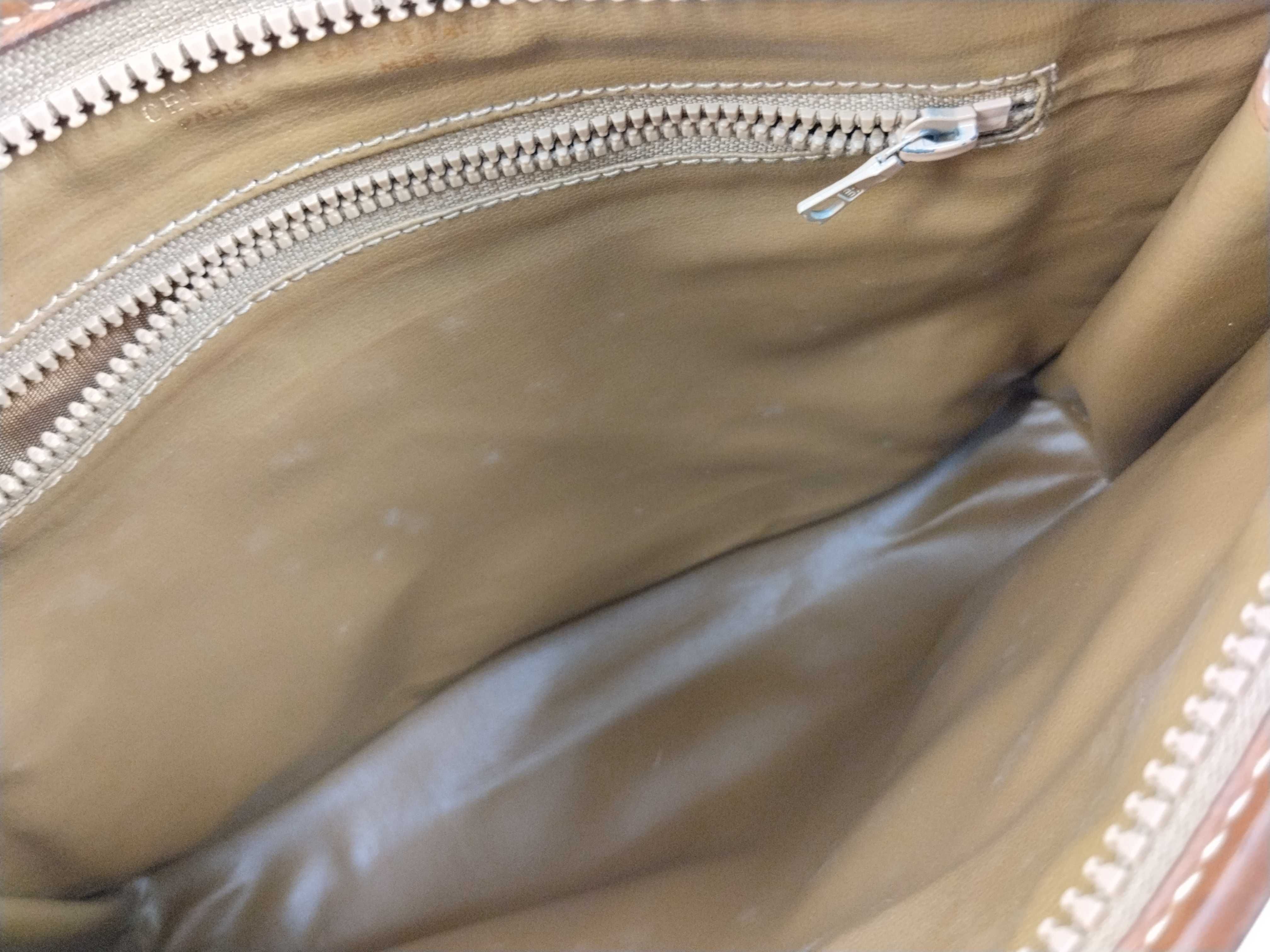 Clutch Bag, Macadam Pattern, Brown Clutch Bag — view 9