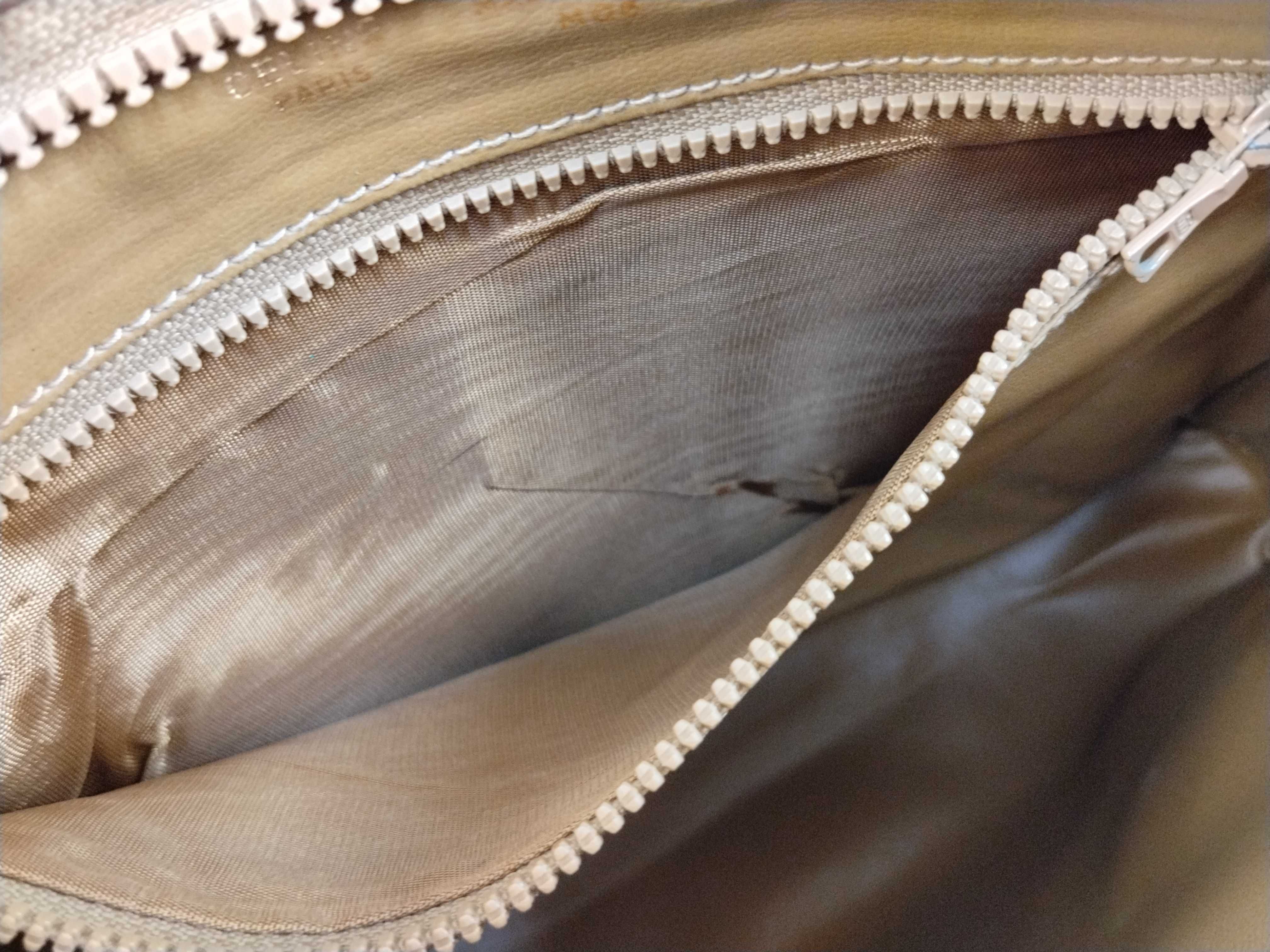 Clutch Bag, Macadam Pattern, Brown Clutch Bag — view 10
