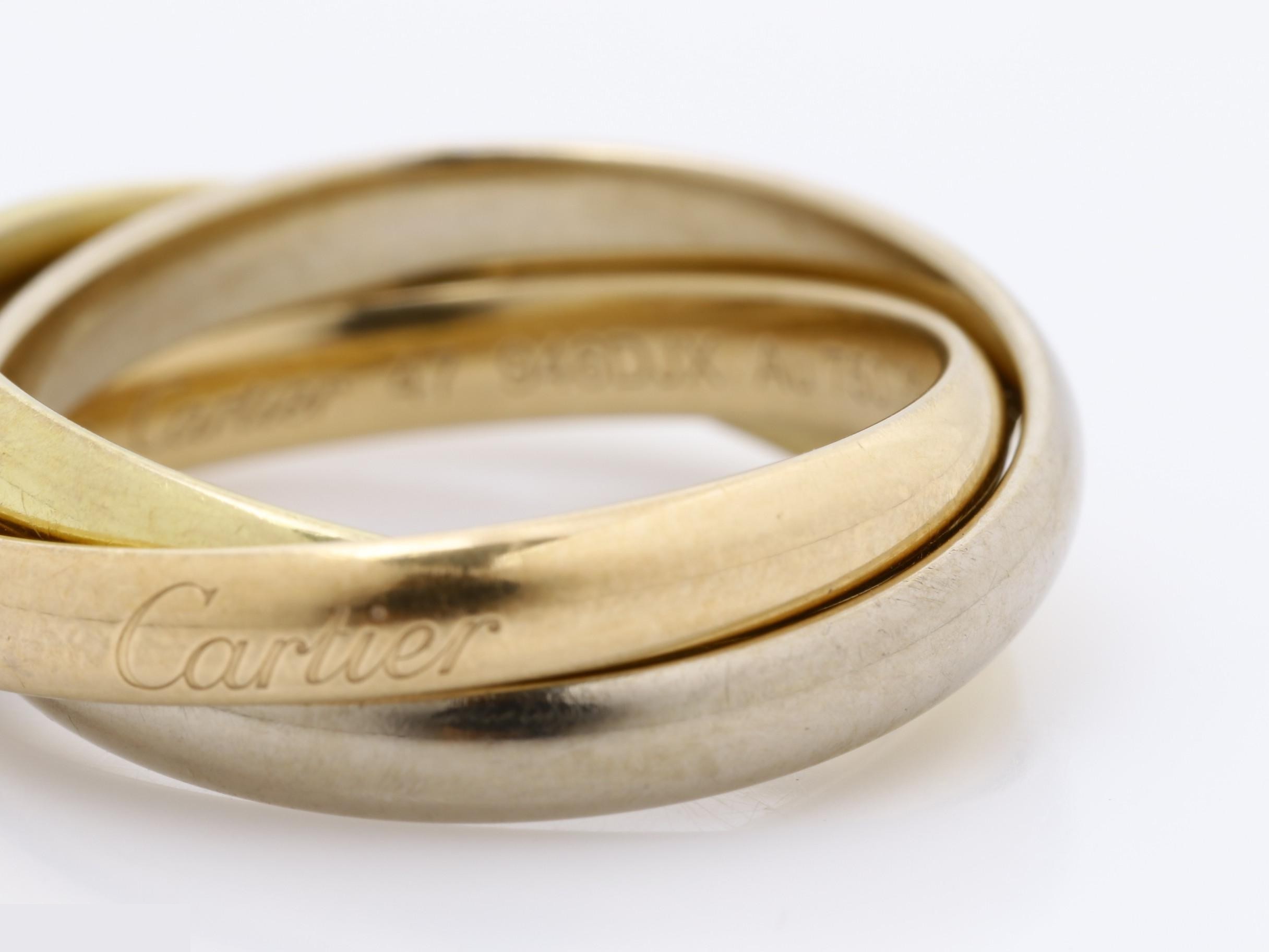 Trinity (precious metal) ring, 750, #47, 5.6g — view 3