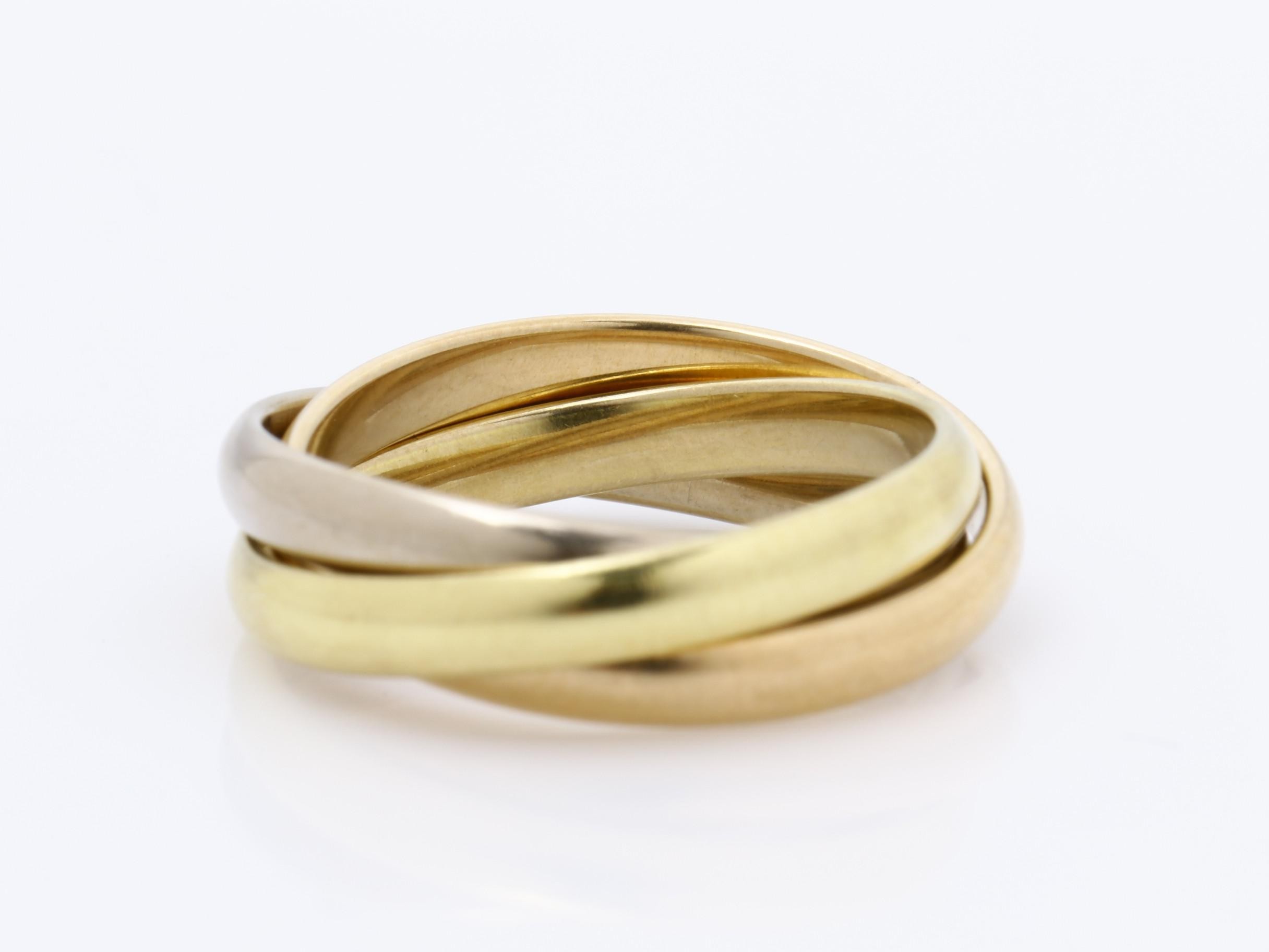 Trinity (precious metal) ring, 750, #47, 5.6g — view 4