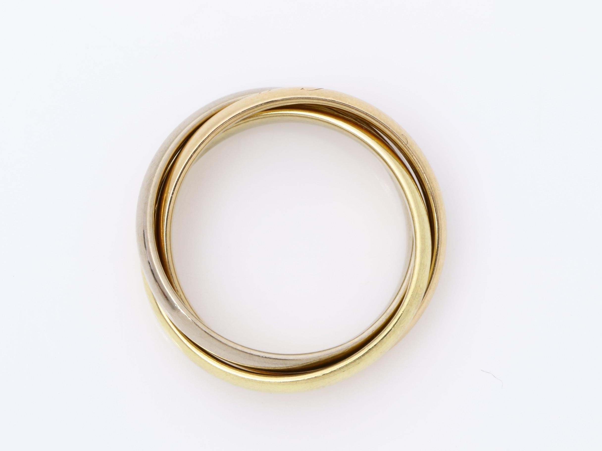Trinity (precious metal) ring, 750, #47, 5.6g — view 5