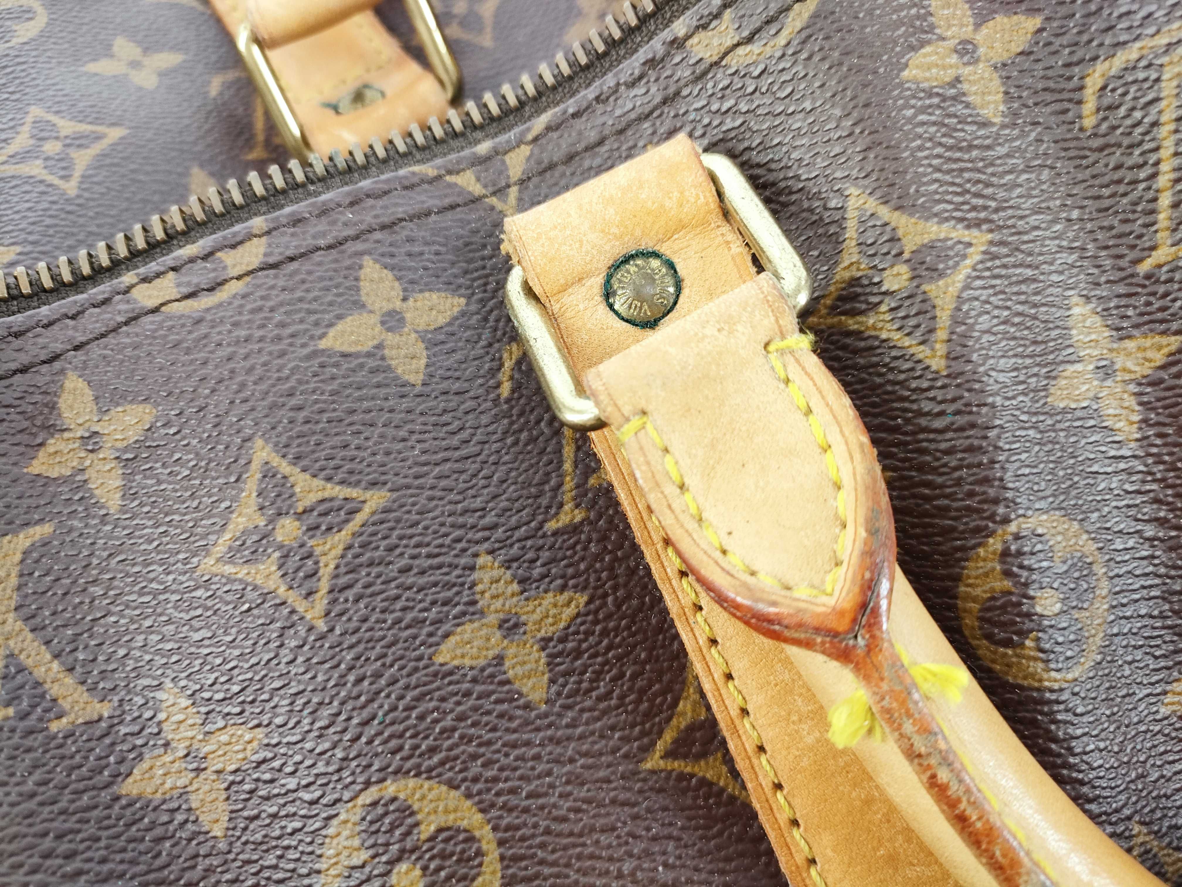 Monogram Keepall Bandoulière 55 M41414 VI0962 Brown Boston Bag — view 13