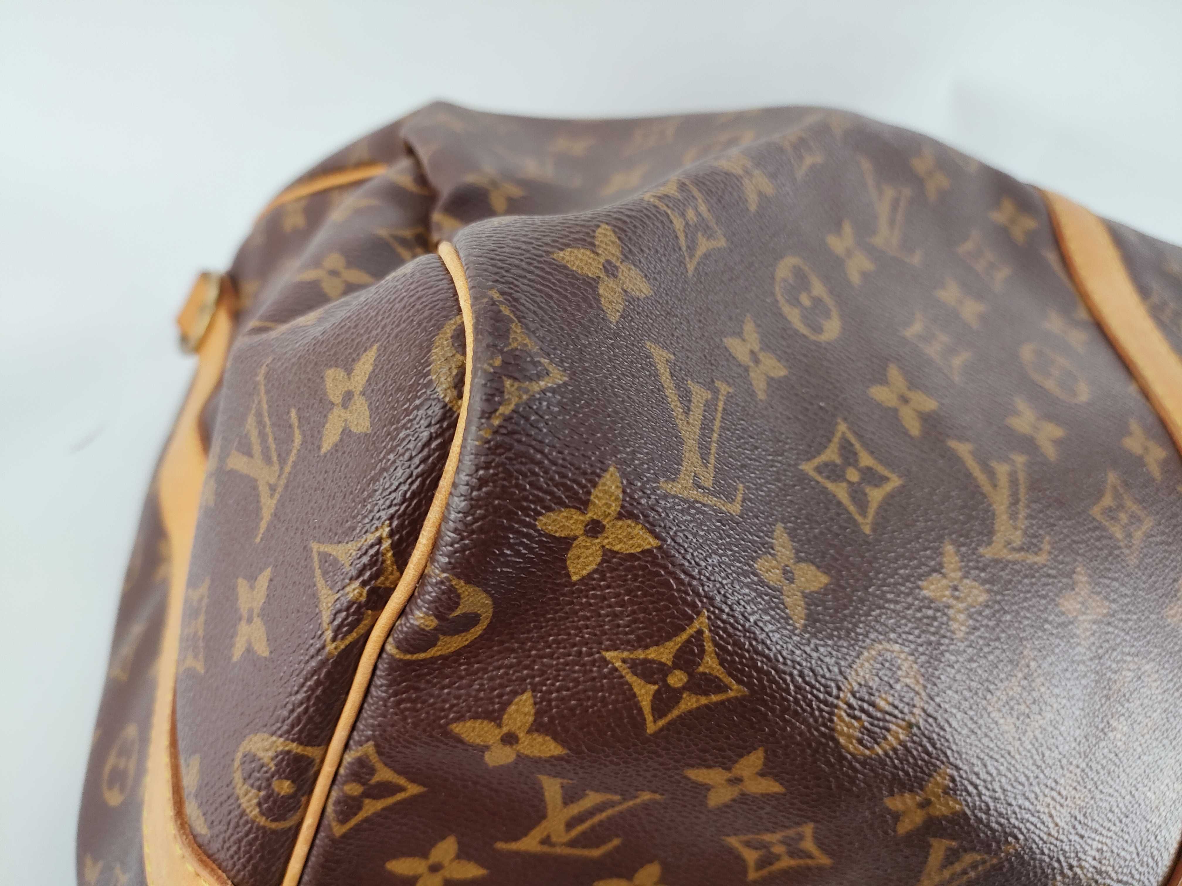 Monogram Keepall Bandoulière 55 M41414 VI0962 Brown Boston Bag — view 7
