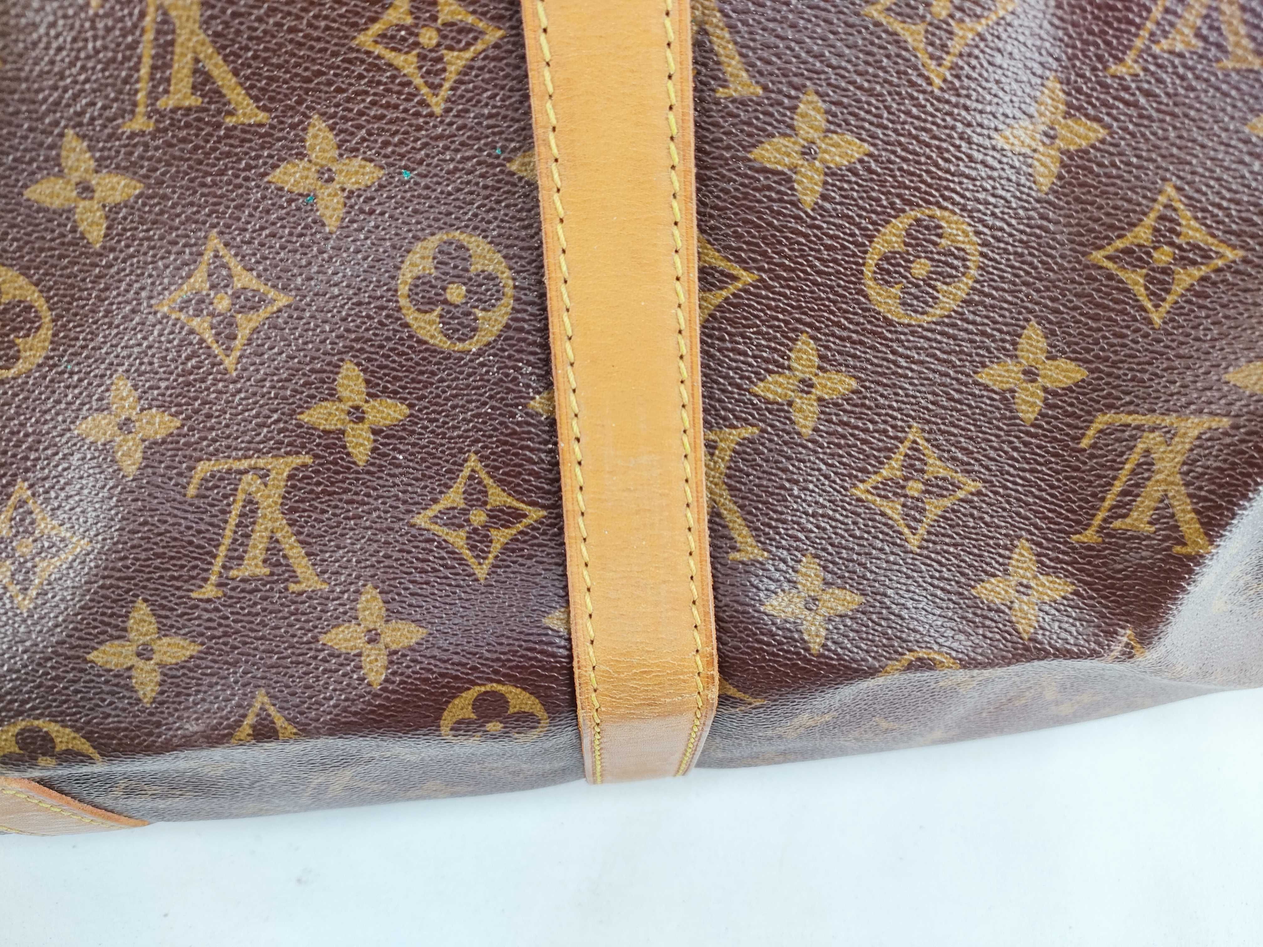 Monogram Keepall Bandoulière 55 M41414 VI0962 Brown Boston Bag — view 10