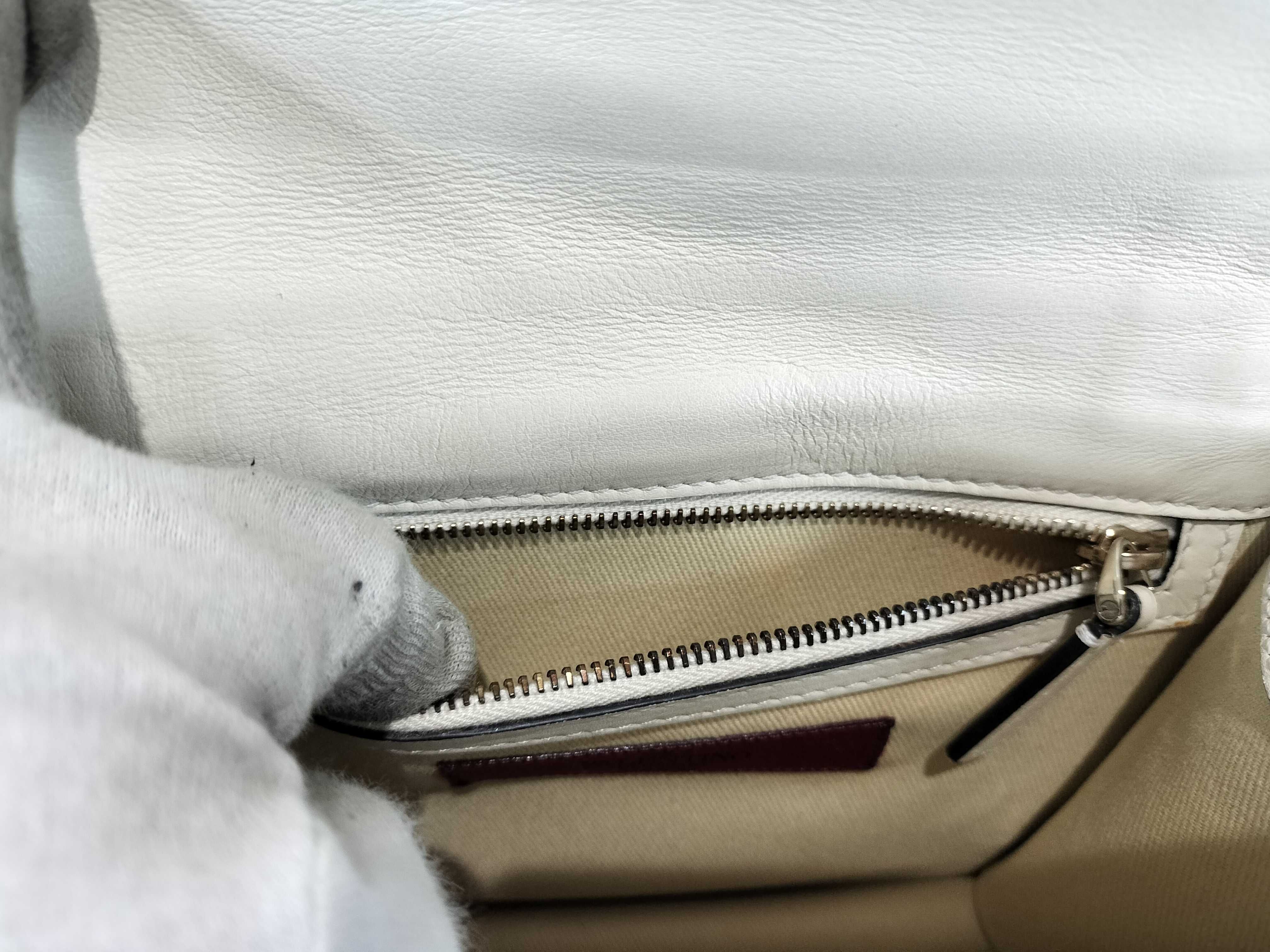 Chain Shoulder Bag, Off-White Handbag — view 11