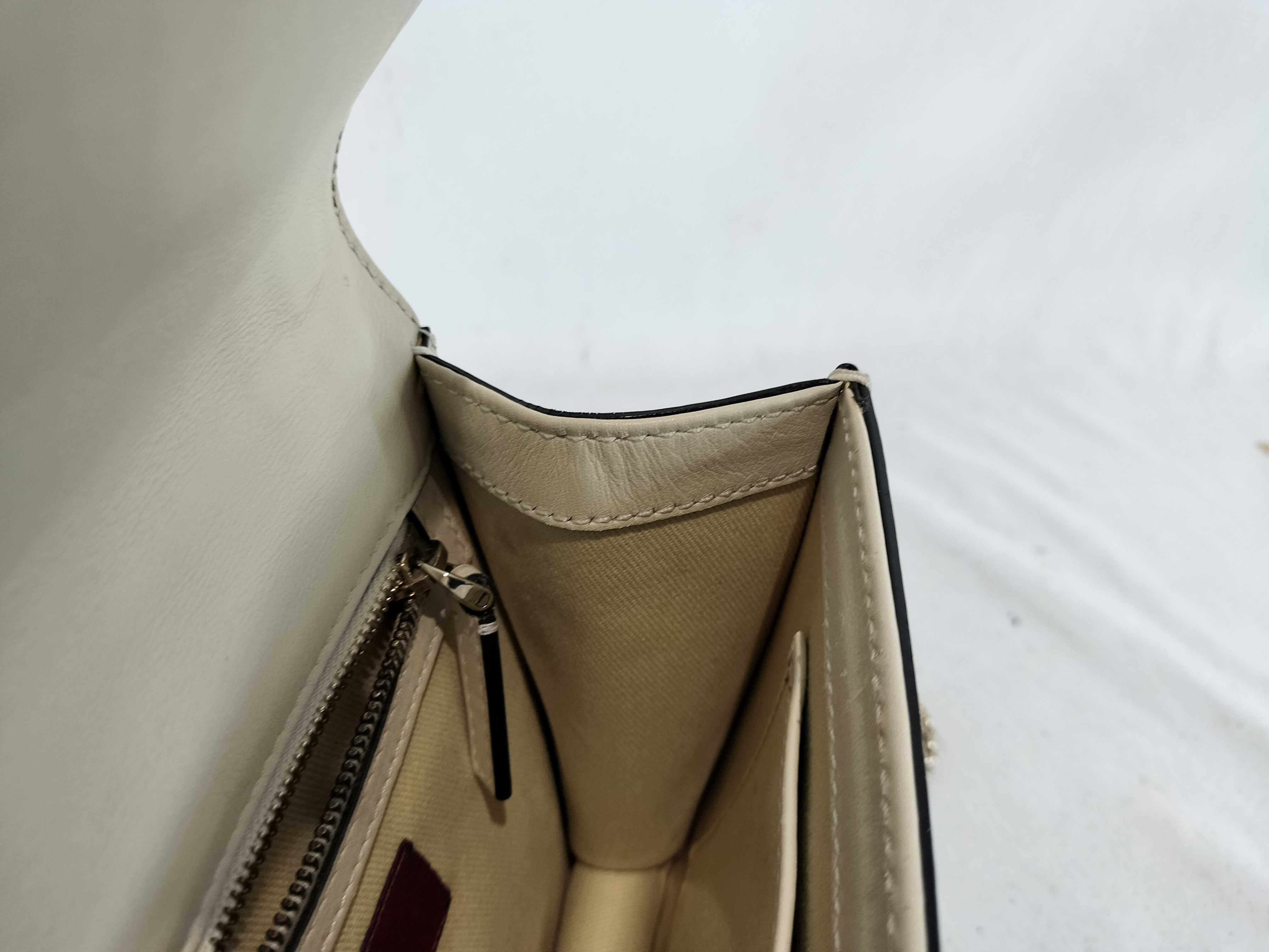 Chain Shoulder Bag, Off-White Handbag — view 13