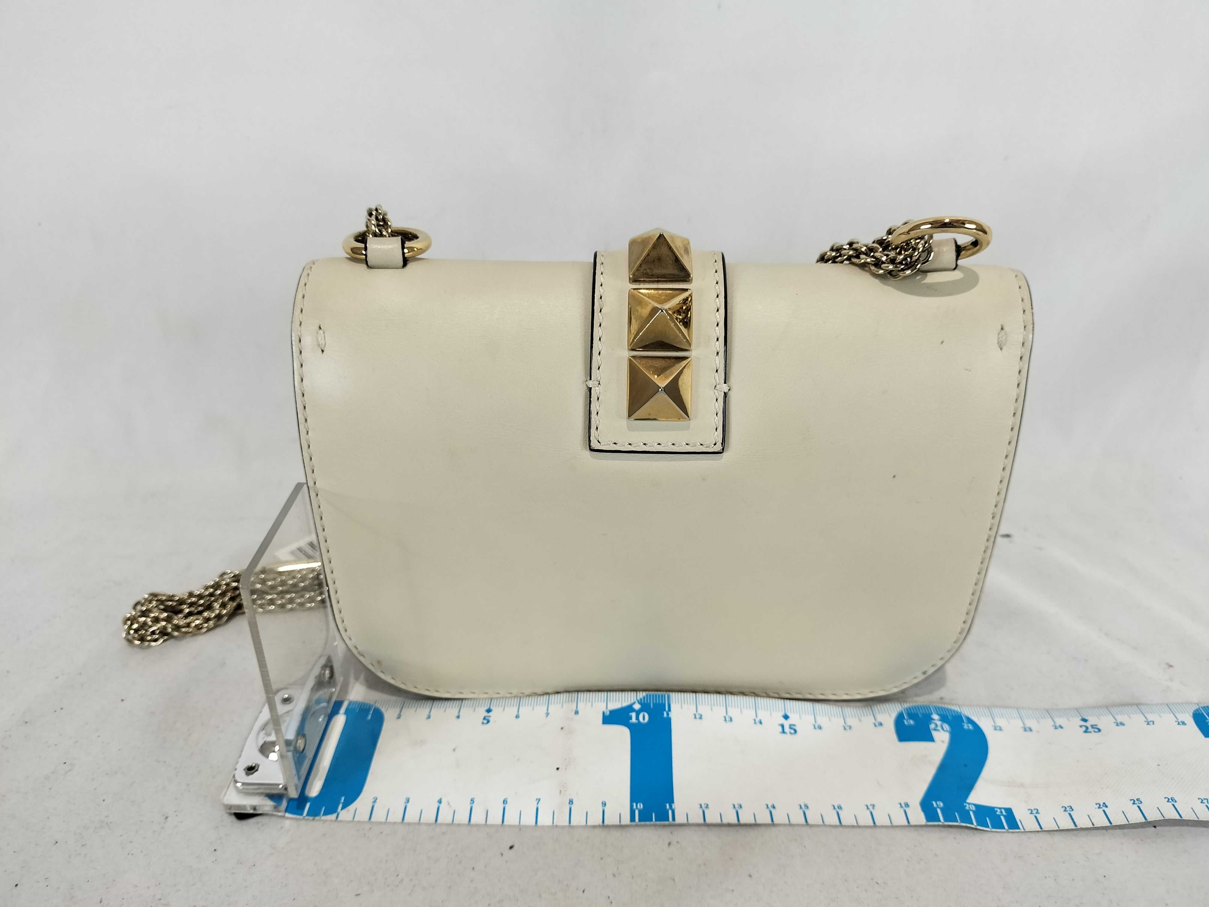 Chain Shoulder Bag, Off-White Handbag — view 3