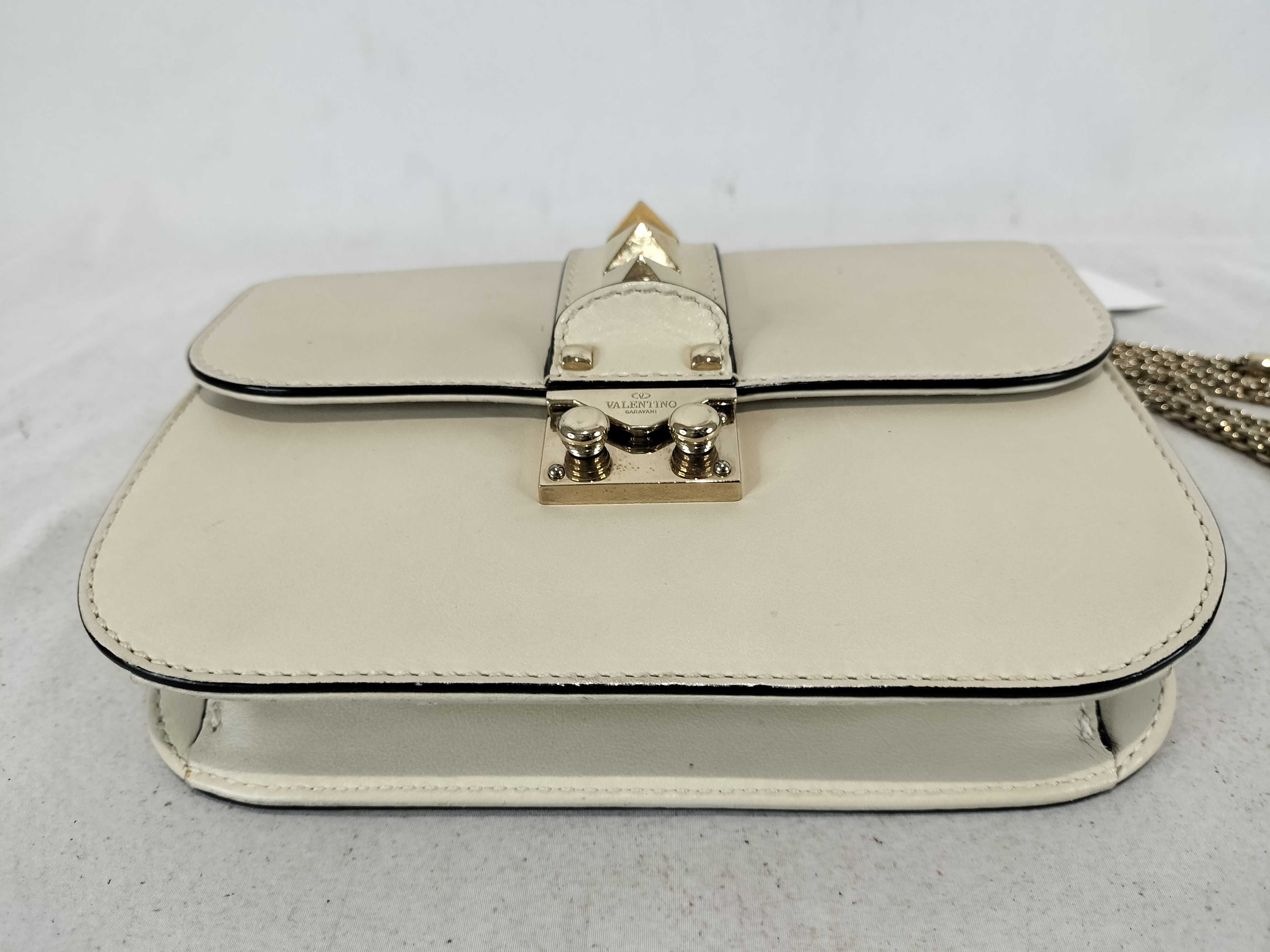 Chain Shoulder Bag, Off-White Handbag — view 8